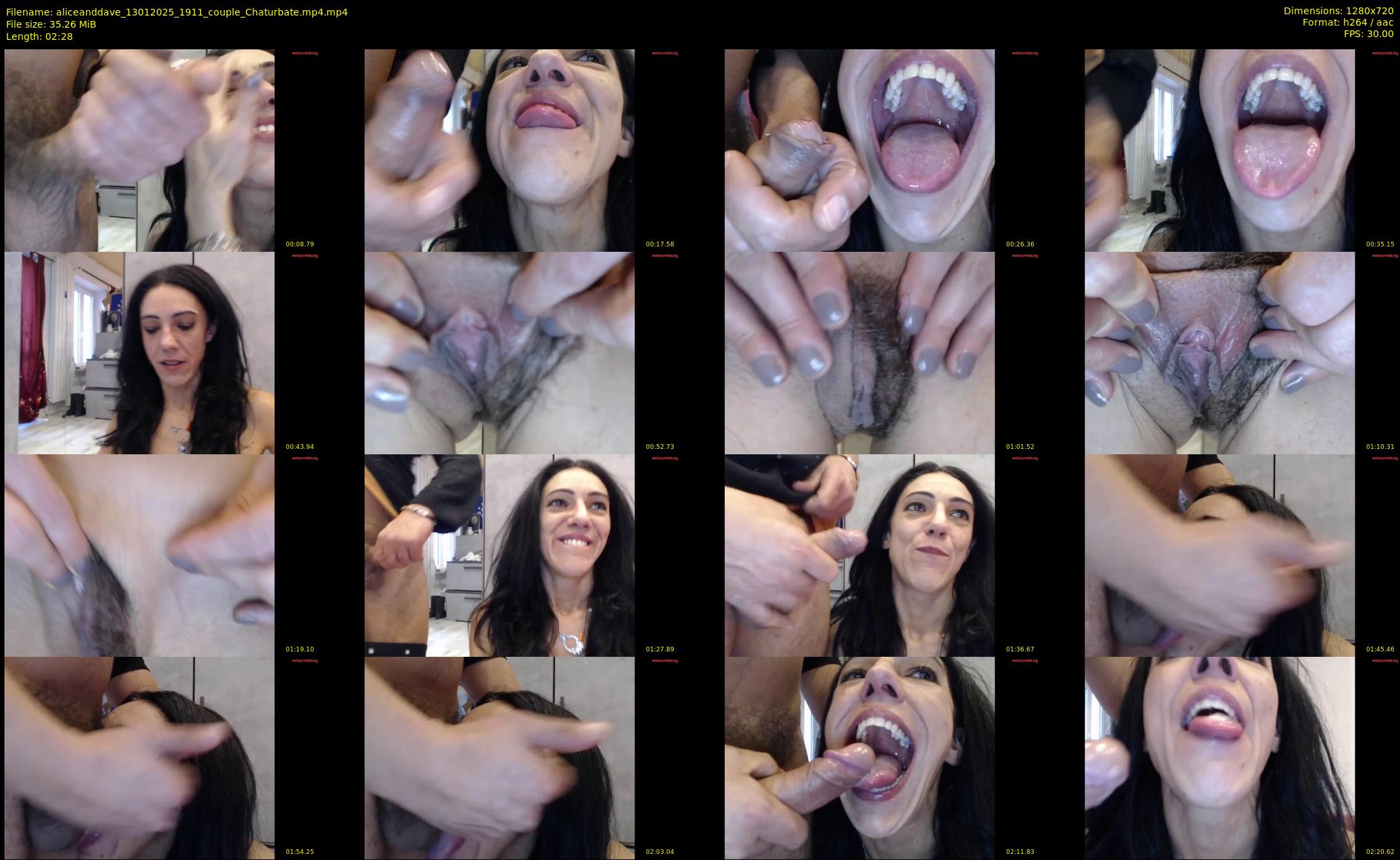 aliceanddave — 3 minute Chaturbate couple cam show recording, 720p, Jan 13, 2025