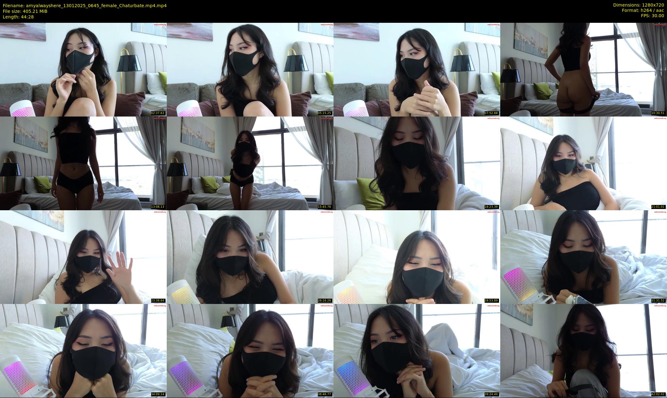 amyalwayshere — 45 minute Chaturbate female cam show recording, 720p, Jan 13, 2025
