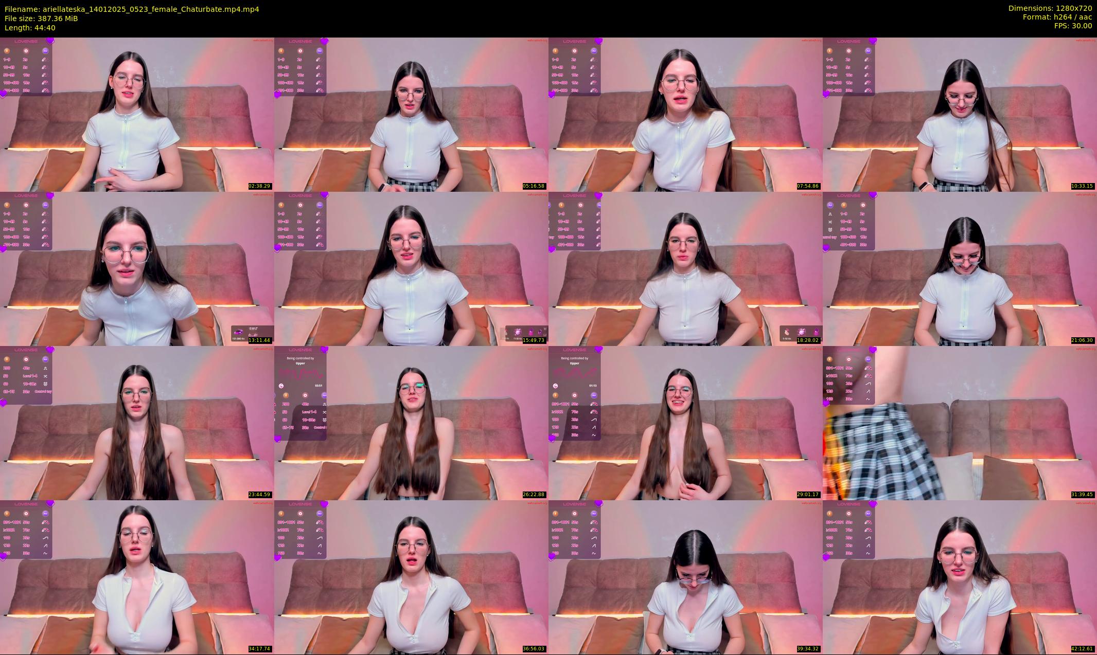 ariellateska — 45 minute Chaturbate female cam show recording, 720p, Jan 14, 2025