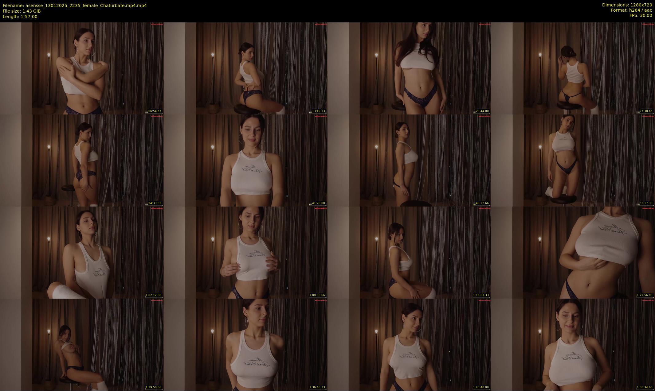 asensse — 117 minute Chaturbate female cam show recording, 720p, Jan 13, 2025