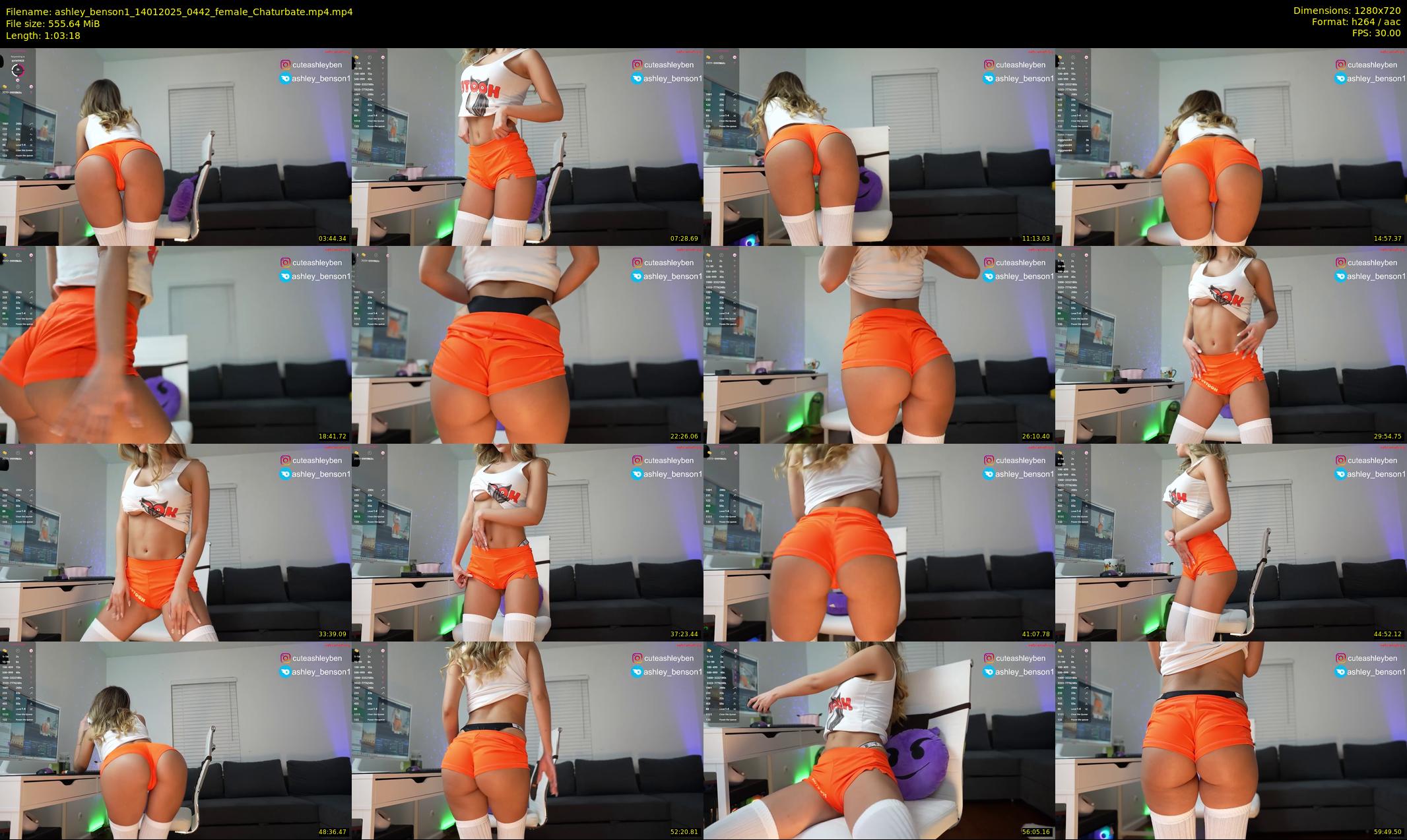 ashley_benson1 — 64 minute Chaturbate female cam show recording, 720p, Jan 14, 2025