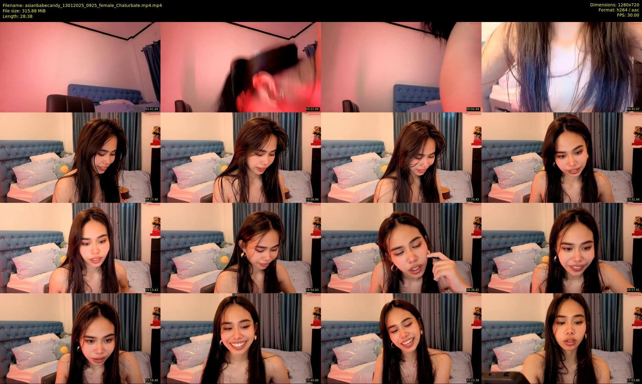 asianbabecandy — 29 minute Chaturbate female cam show recording, 720p, Jan 13, 2025