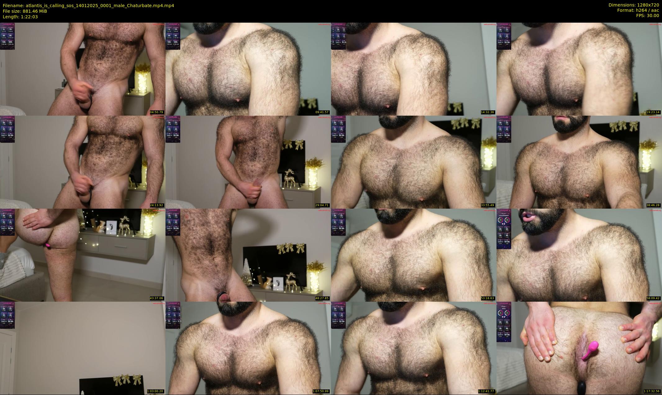 atlantis_is_calling_sos — 83 minute Chaturbate male cam show recording, 720p, Jan 14, 2025
