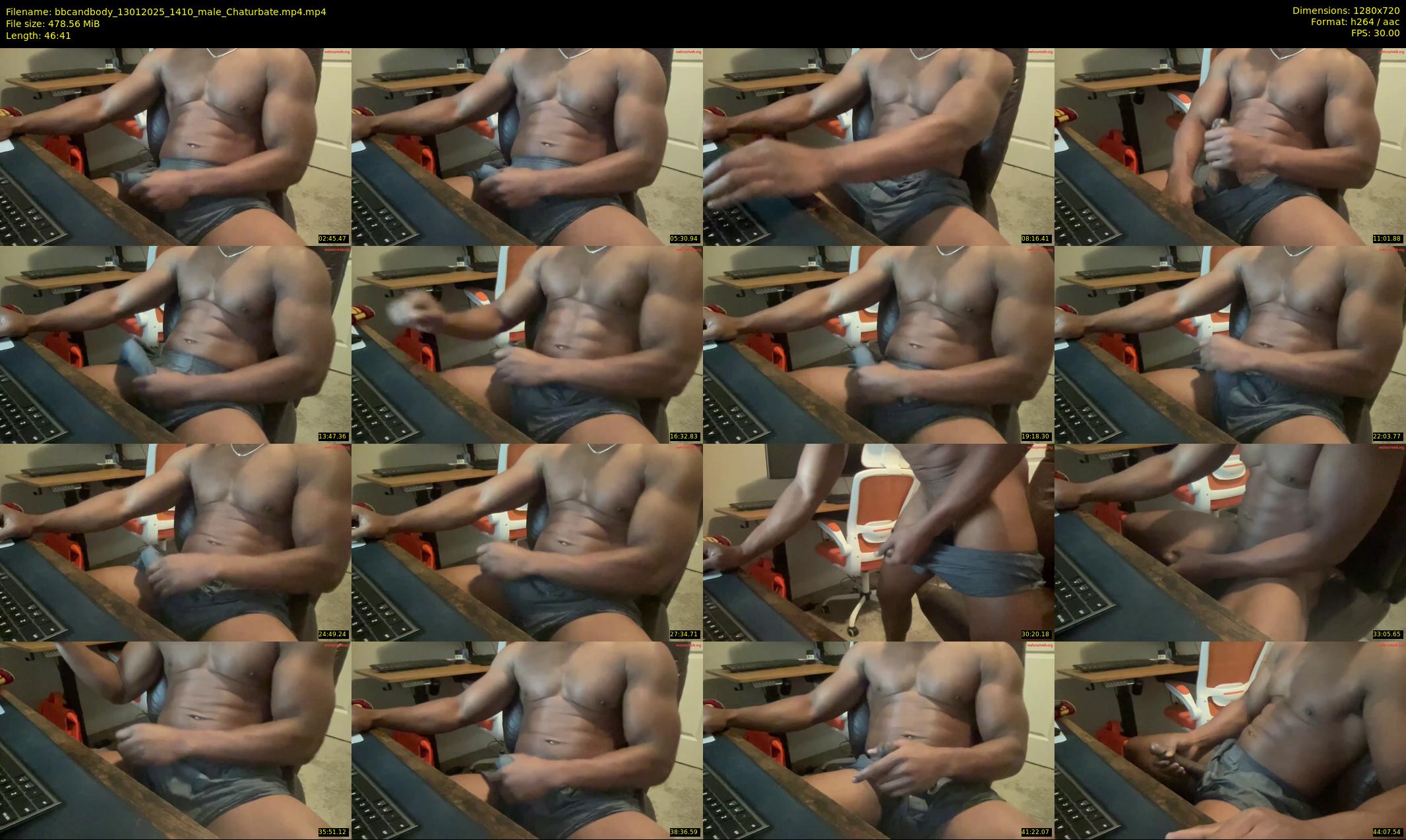 bbcandbody — 47 minute Chaturbate male cam show recording, 720p, Jan 13, 2025