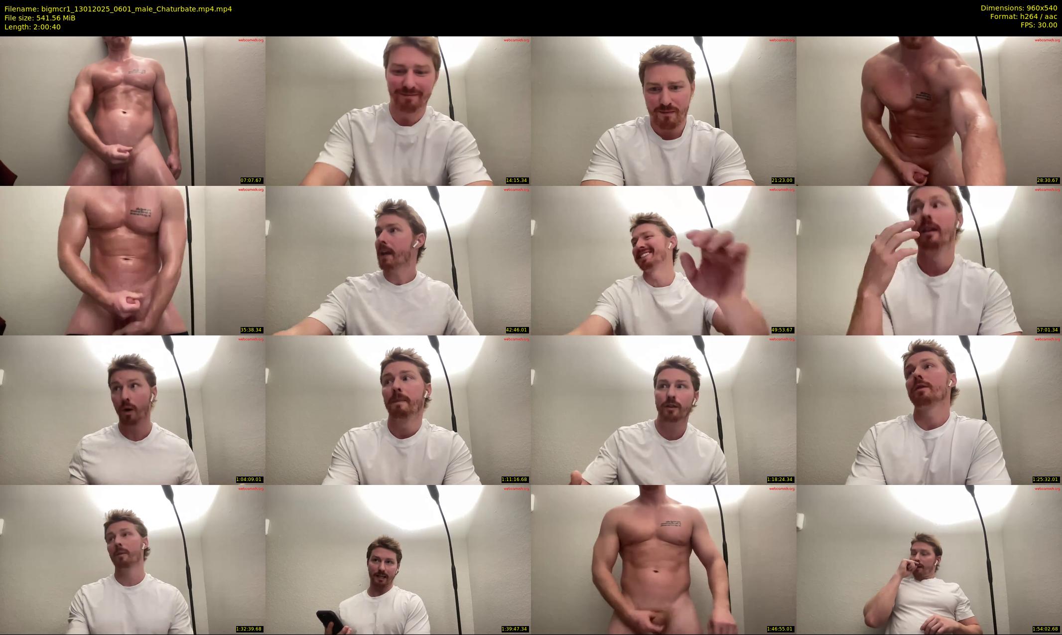 bigmcr1 — 121 minute Chaturbate male cam show recording, 480p, Jan 13, 2025