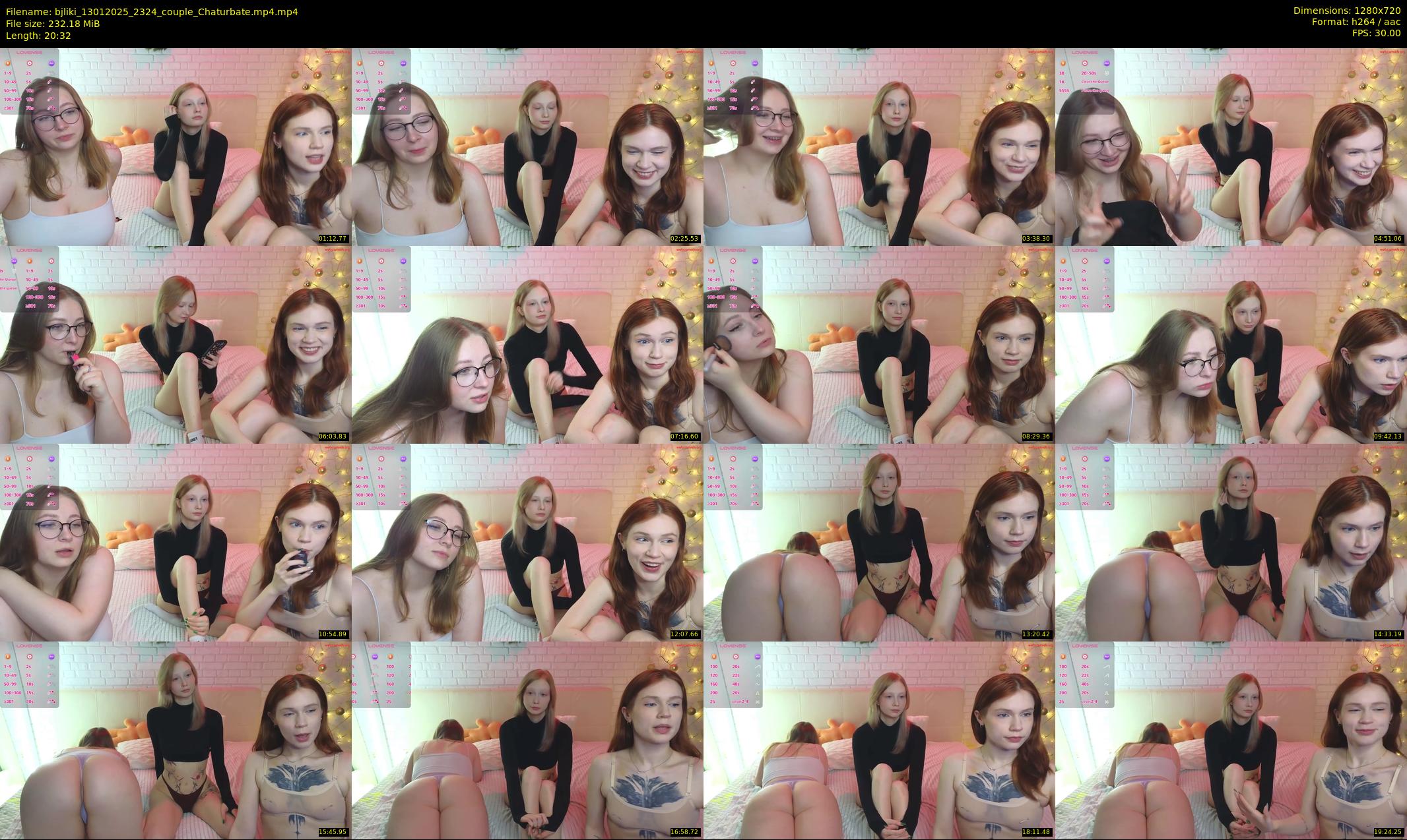bjliki — 21 minute Chaturbate couple cam show recording, 720p, Jan 13, 2025