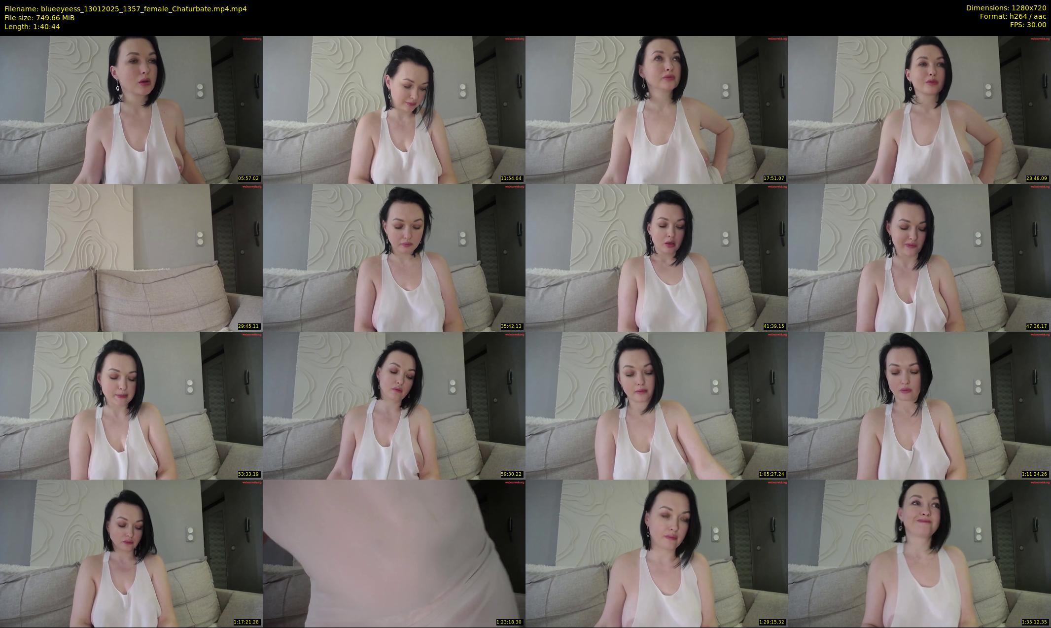 blueeyeess — 101 minute Chaturbate female cam show recording, 720p, Jan 13, 2025
