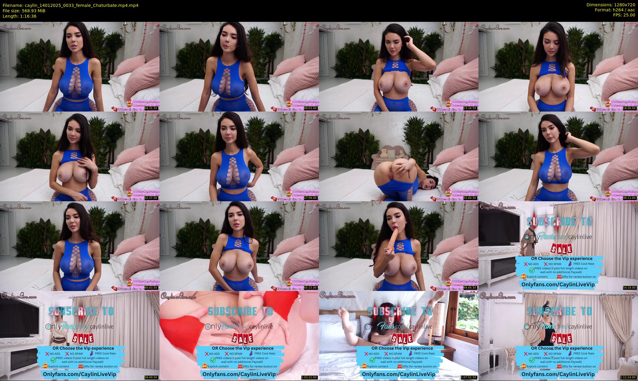 caylin — 77 minute Chaturbate female cam show recording, 720p, Jan 14, 2025