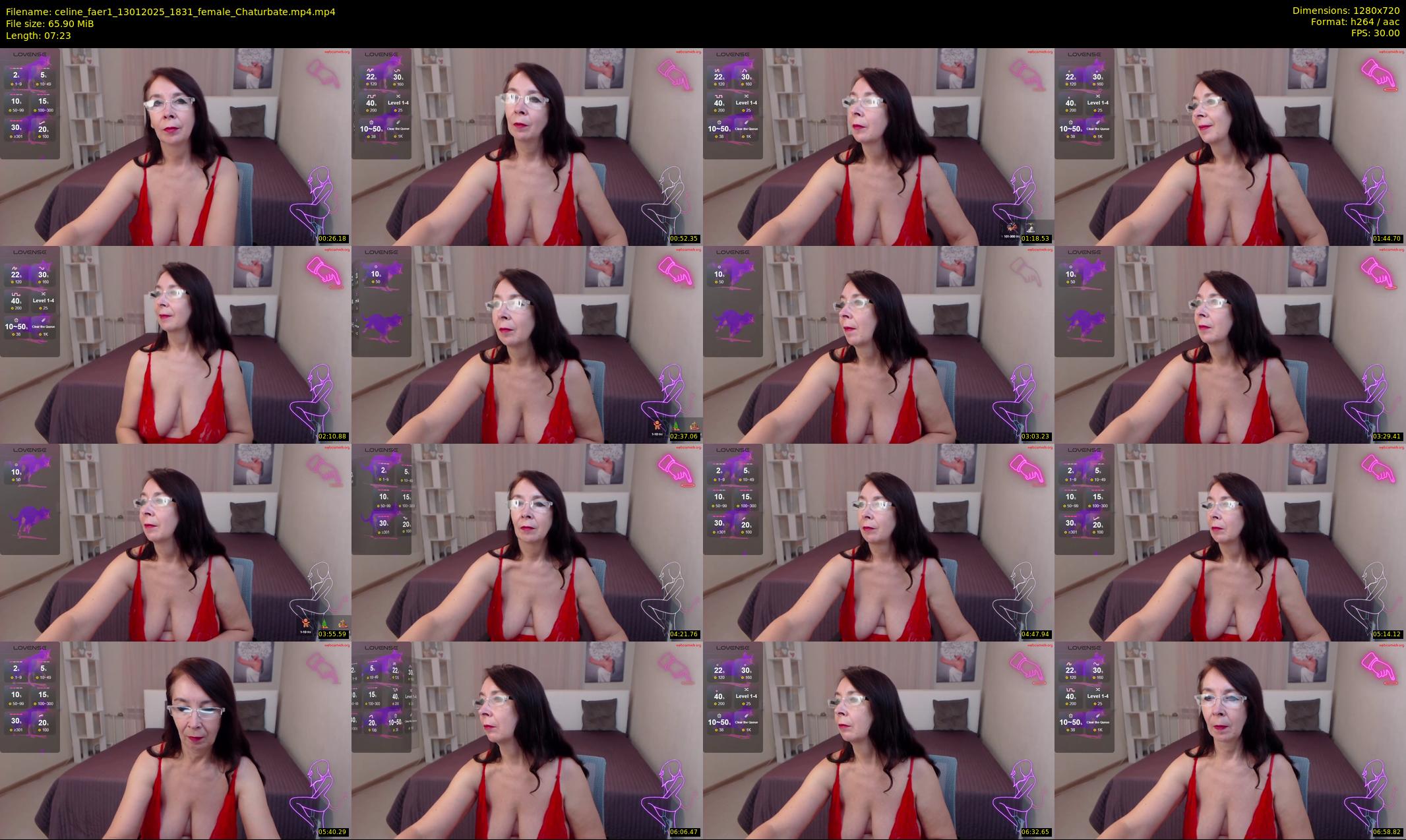 celine_faer1 — 8 minute Chaturbate female cam show recording, 720p, Jan 13, 2025