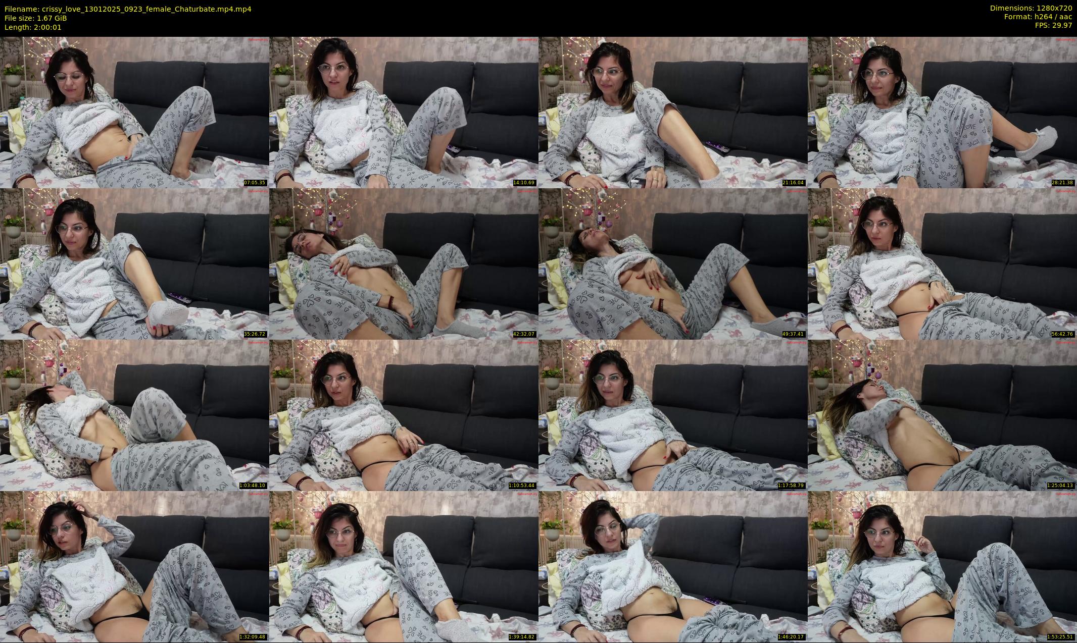 crissy_love — 121 minute Chaturbate female cam show recording, 720p, Jan 13, 2025