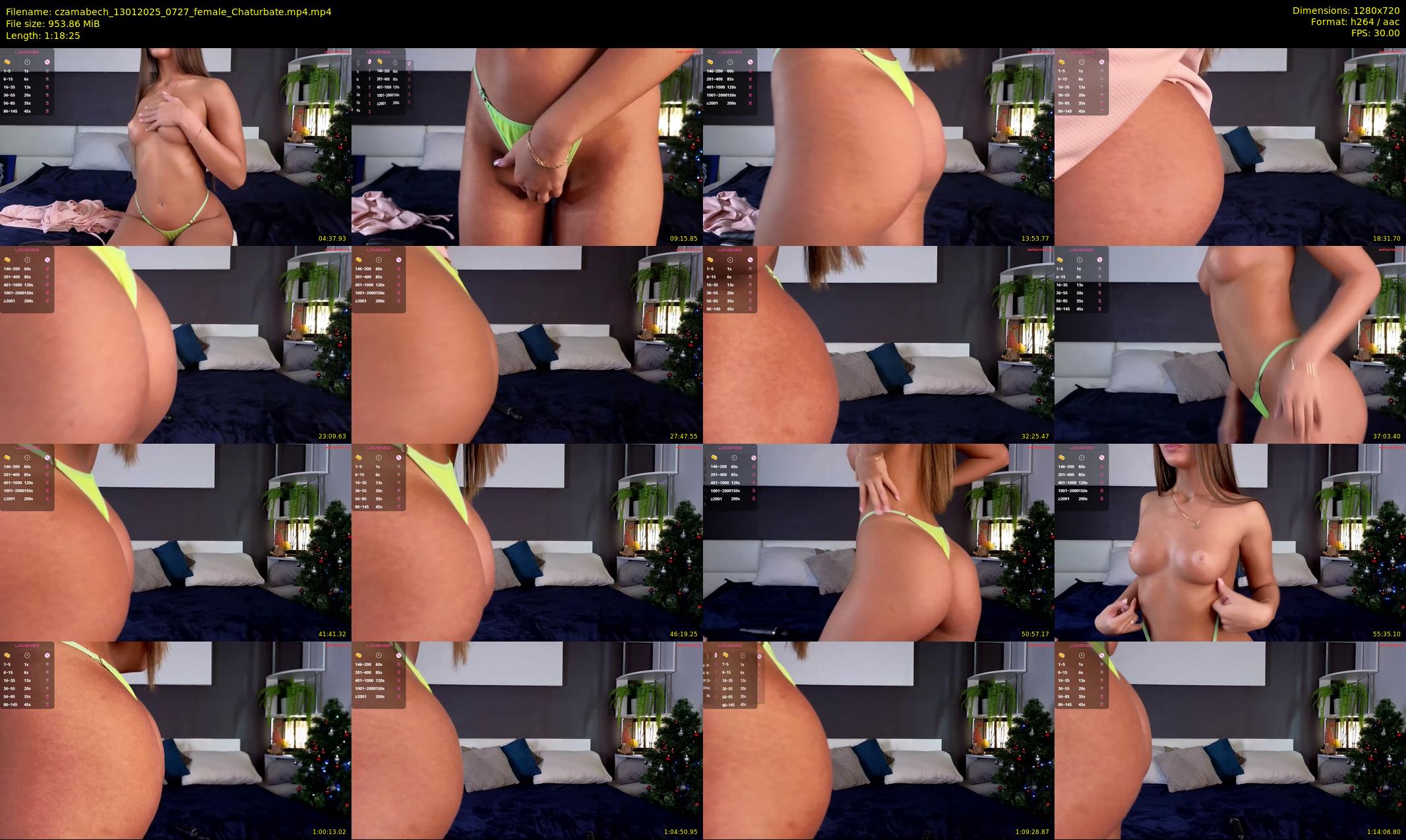 czamabech — 79 minute Chaturbate female cam show recording, 720p, Jan 13, 2025