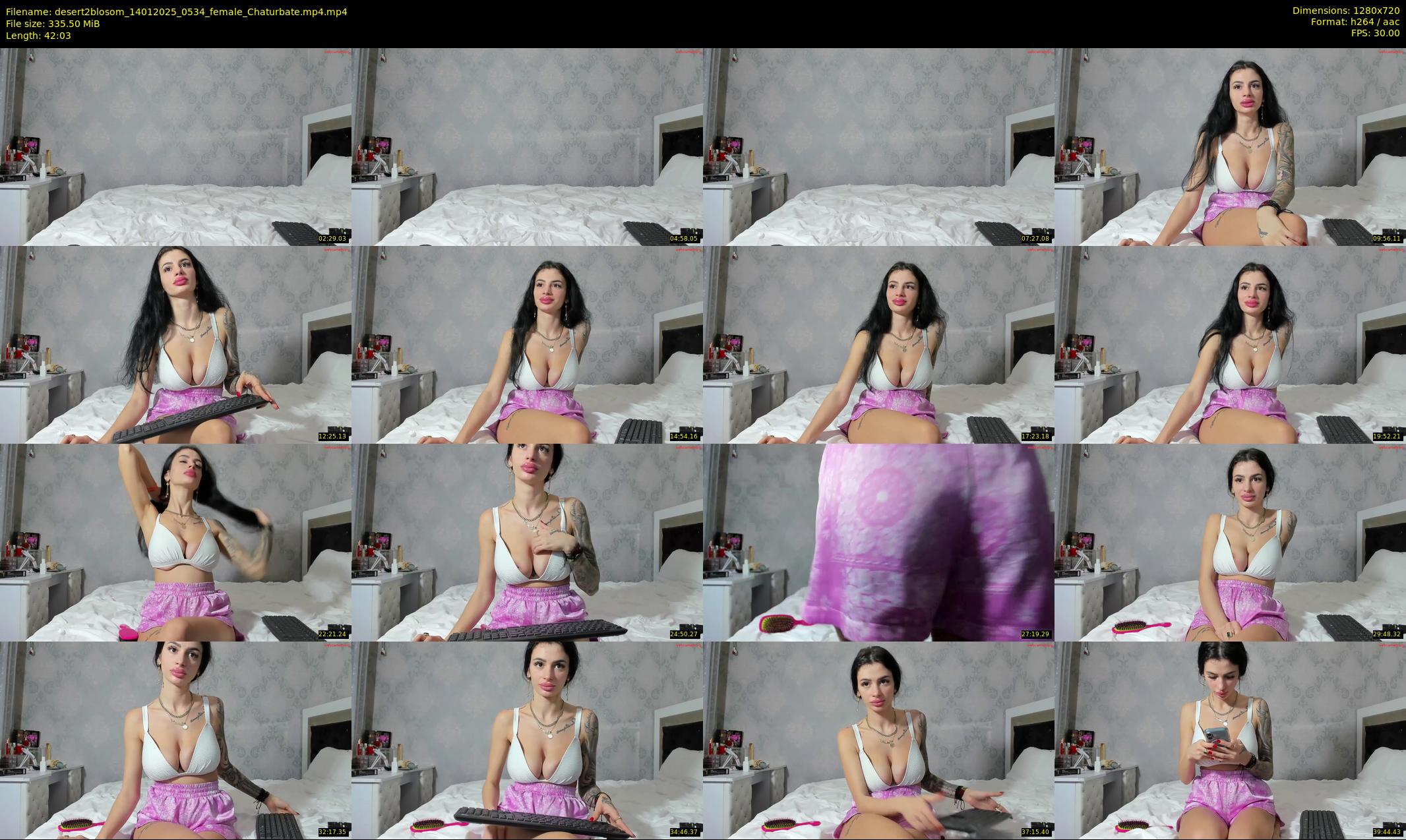 desert2blosom — 43 minute Chaturbate female cam show recording, 720p, Jan 14, 2025