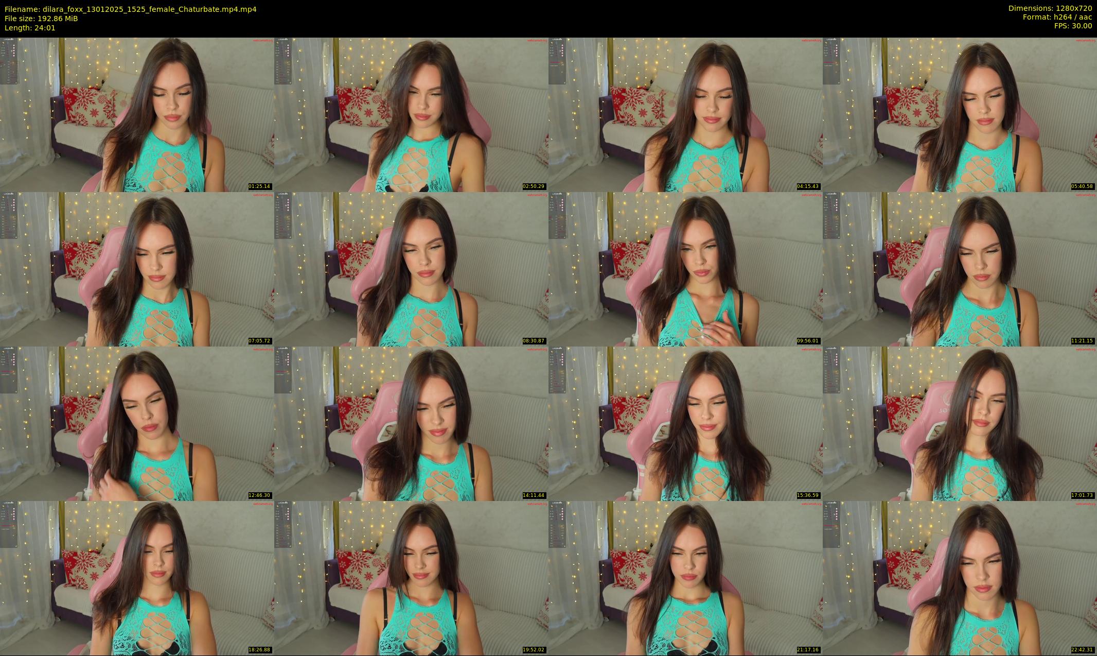 dilara_foxx — 25 minute Chaturbate female cam show recording, 720p, Jan 13, 2025