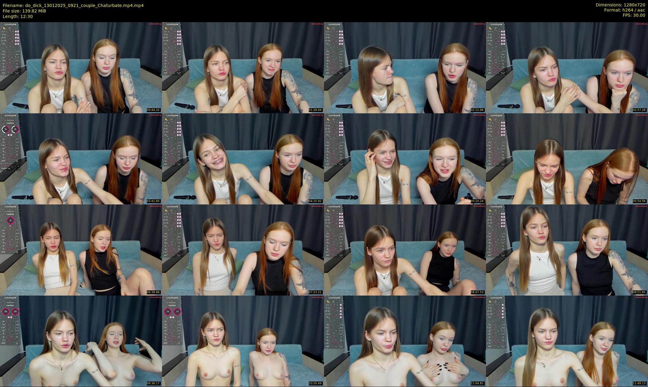 do_dick — 13 minute Chaturbate couple cam show recording, 720p, Jan 13, 2025