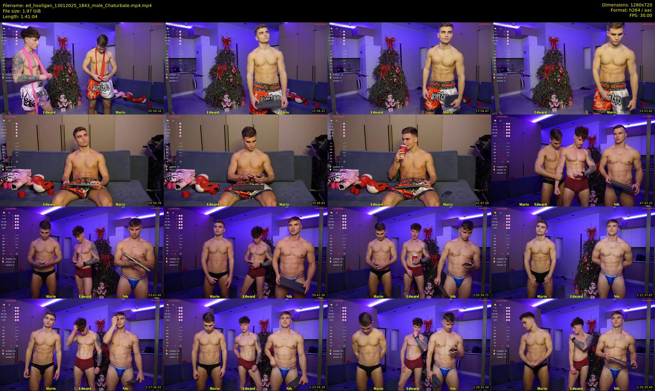 ed_hooligan — 102 minute Chaturbate male cam show recording, 720p, Jan 13, 2025