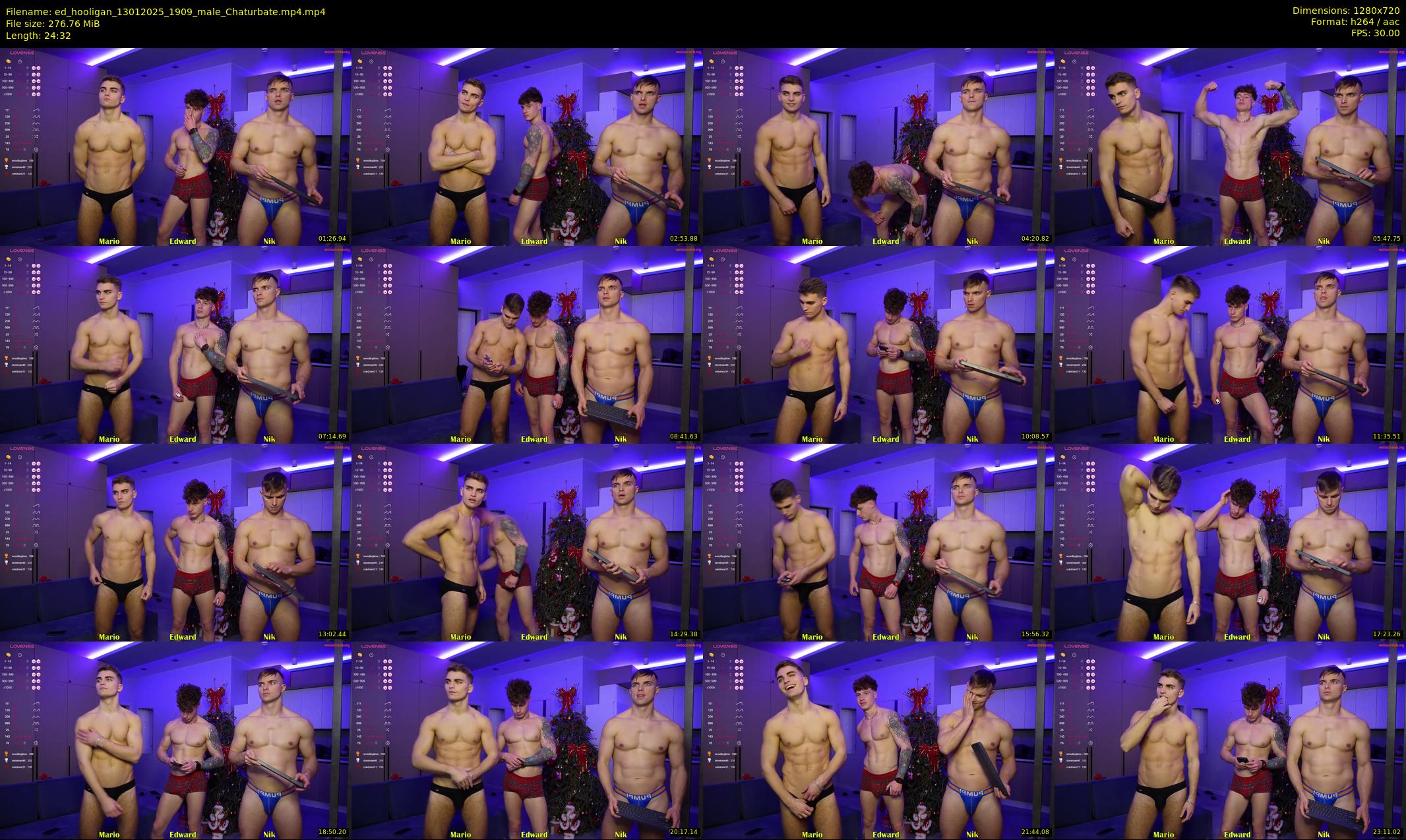 ed_hooligan — 25 minute Chaturbate male cam show recording, 720p, Jan 13, 2025