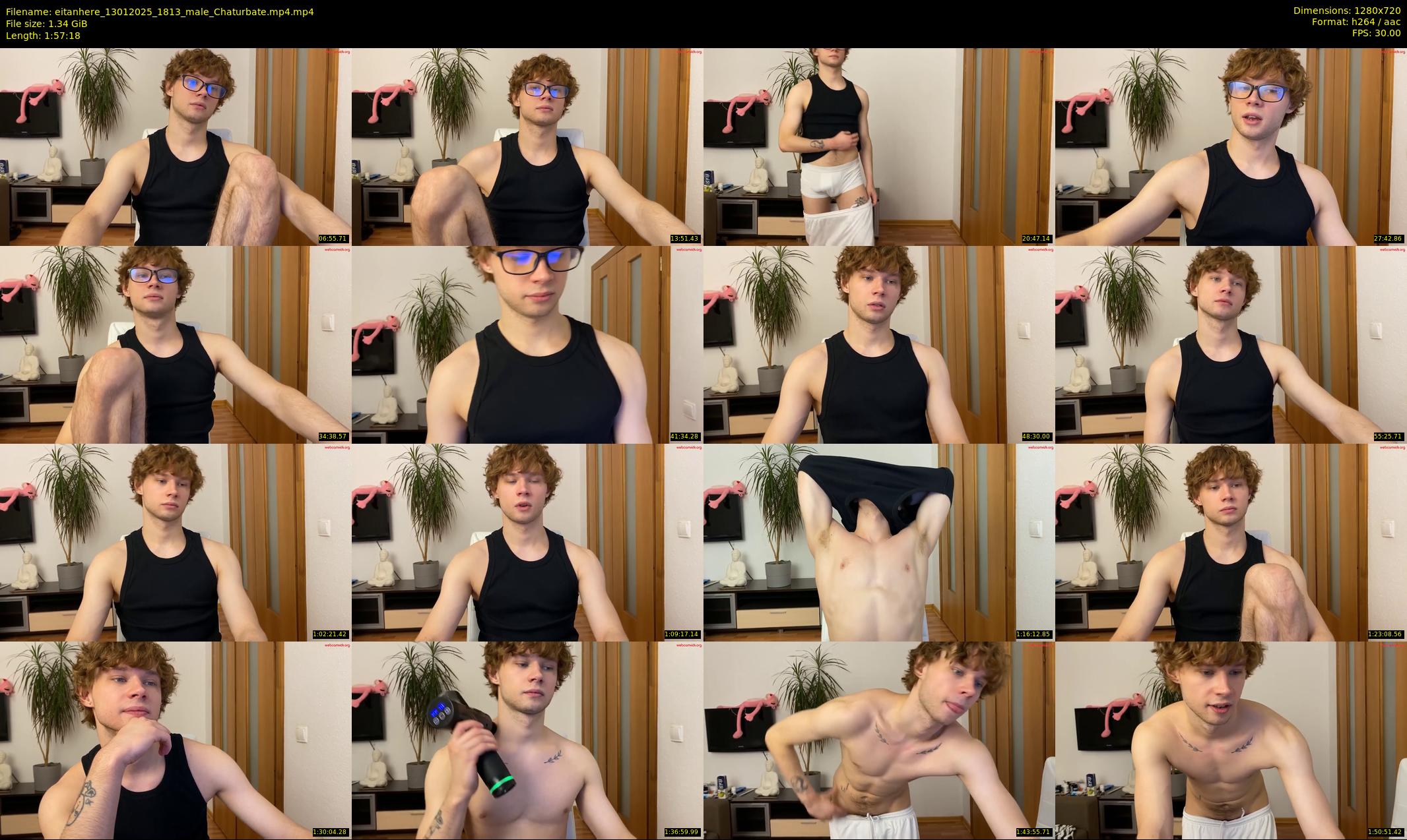 eitanhere — 118 minute Chaturbate male cam show recording, 720p, Jan 13, 2025