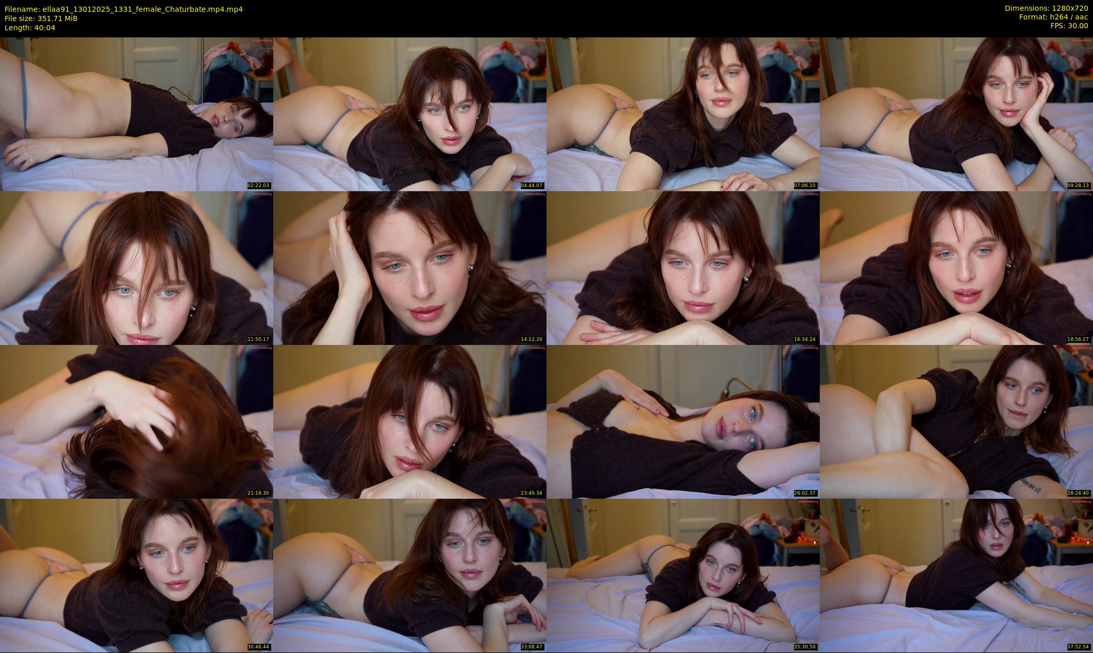 ellaa91 — 41 minute Chaturbate female cam show recording, 720p, Jan 13, 2025