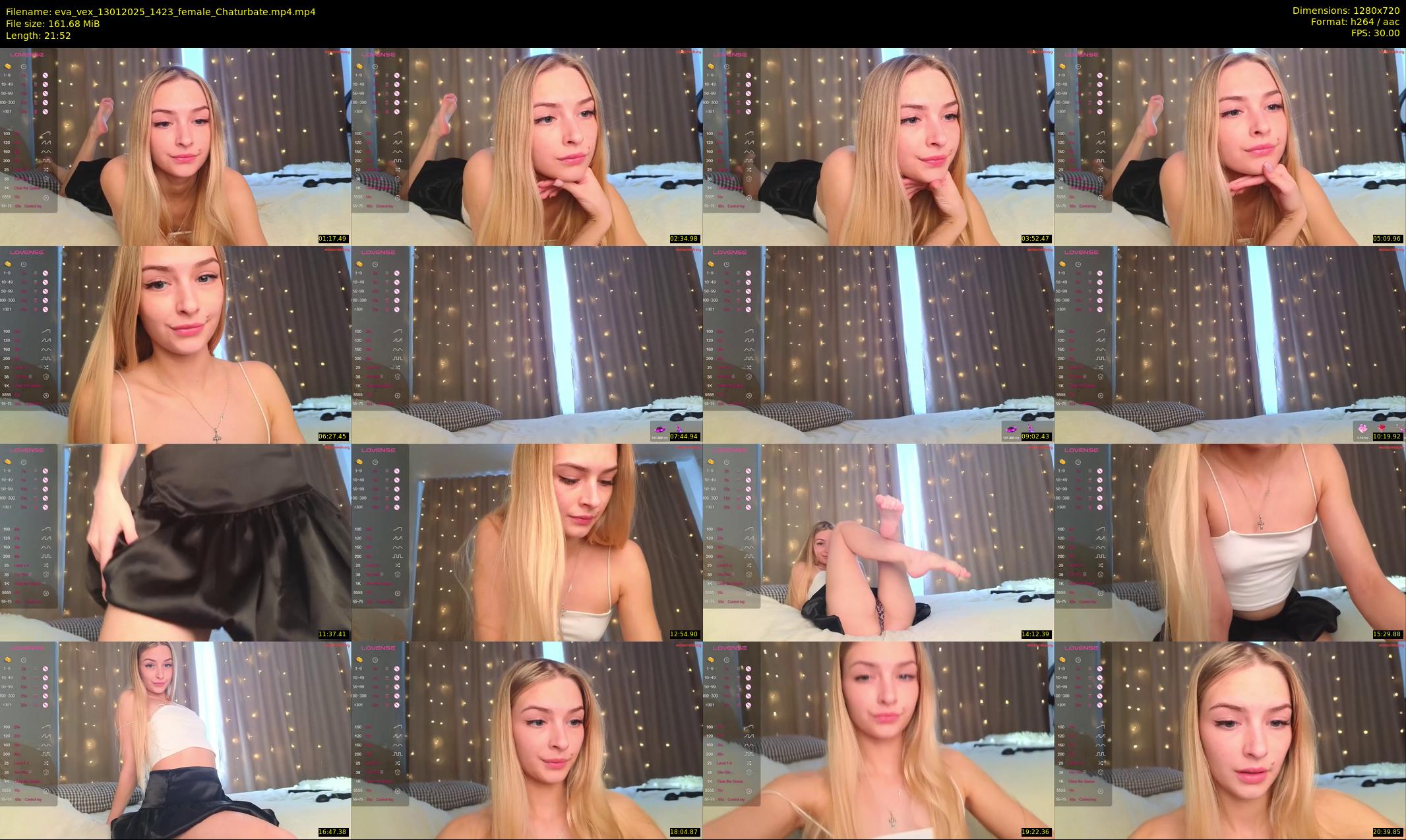 eva_vex — 22 minute Chaturbate female cam show recording, 720p, Jan 13, 2025