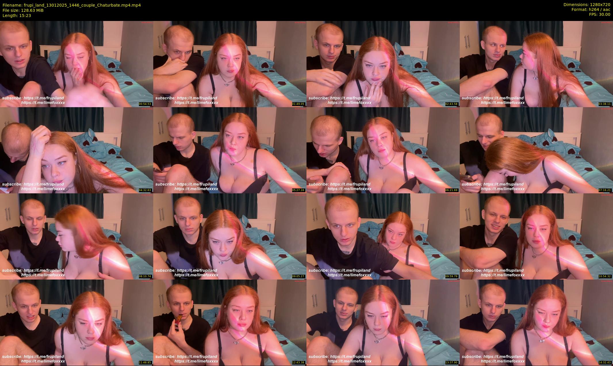 frupi_land — 16 minute Chaturbate couple cam show recording, 720p, Jan 13, 2025