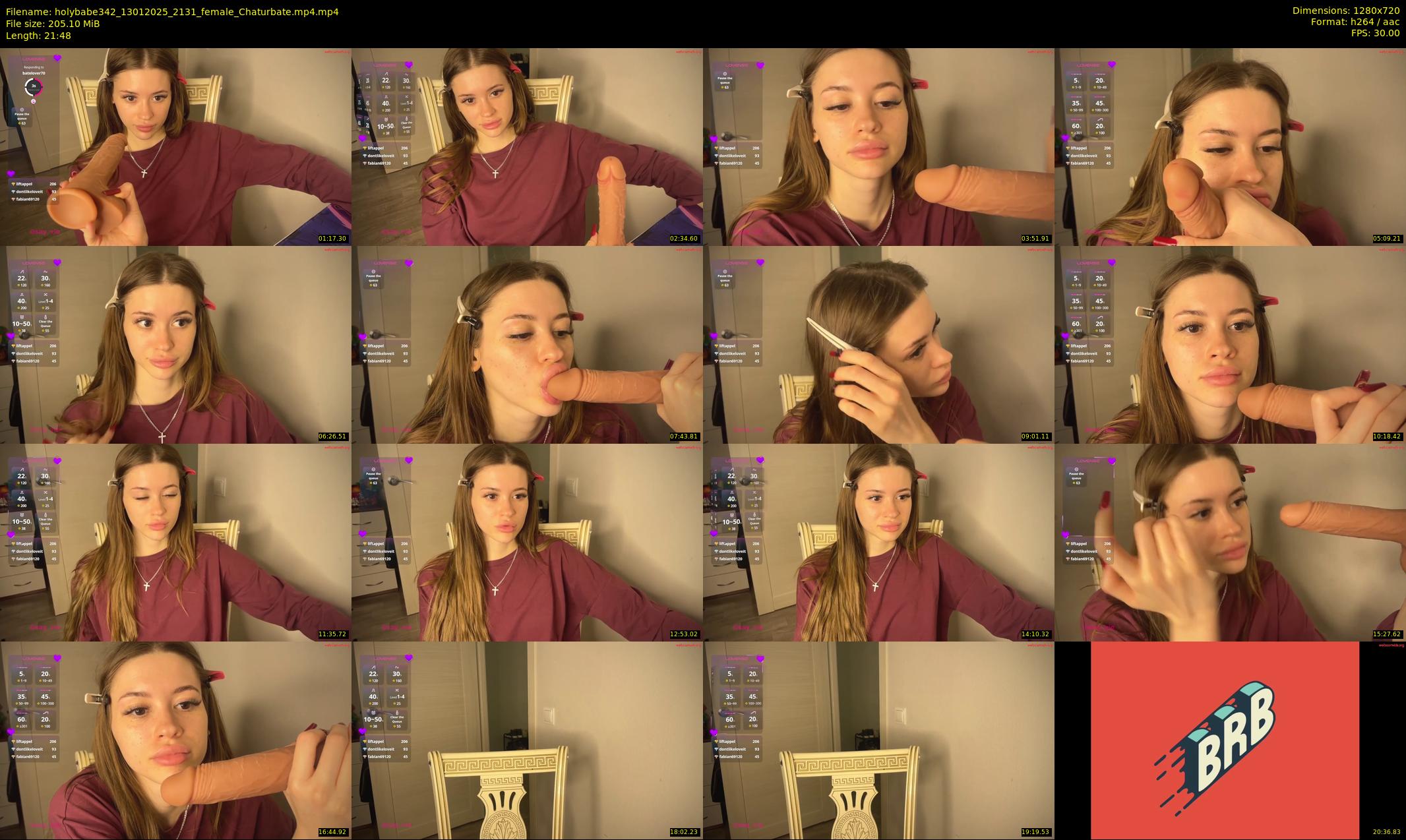 holybabe342 — 22 minute Chaturbate couple cam show recording, 720p, Jan 13, 2025