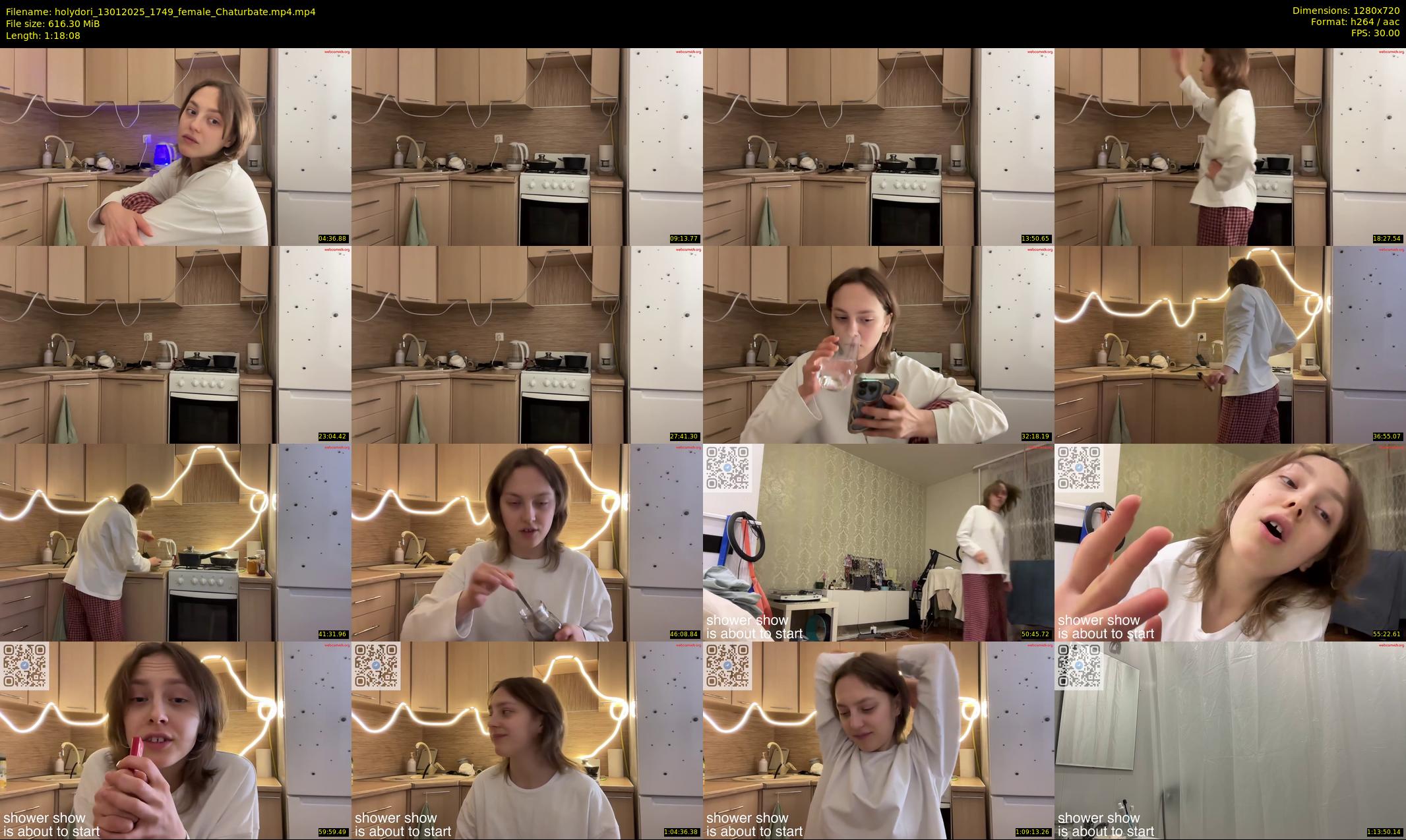 holydori — 79 minute Chaturbate female cam show recording, 720p, Jan 13, 2025