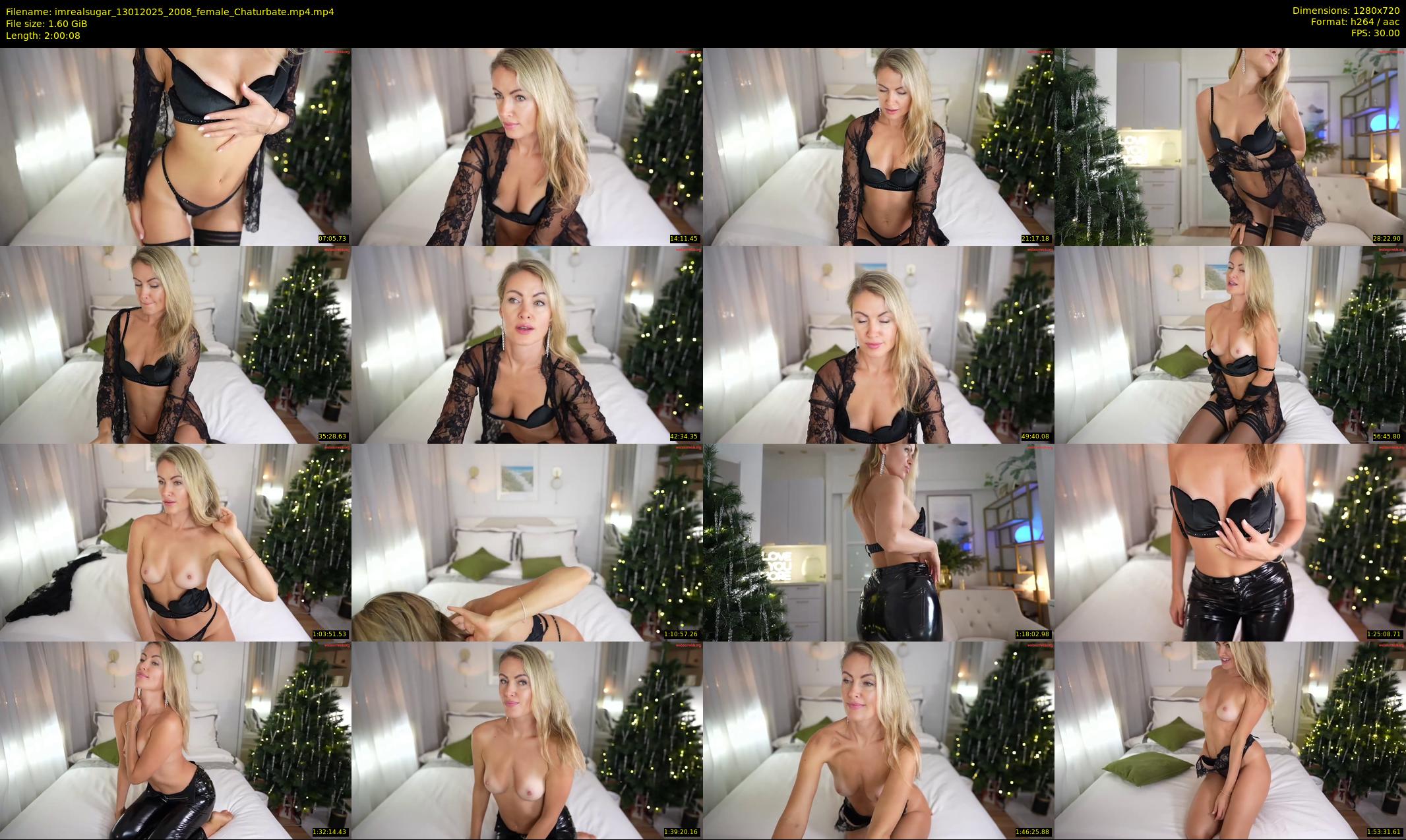 imrealsugar — 121 minute Chaturbate female cam show recording, 720p, Jan 13, 2025