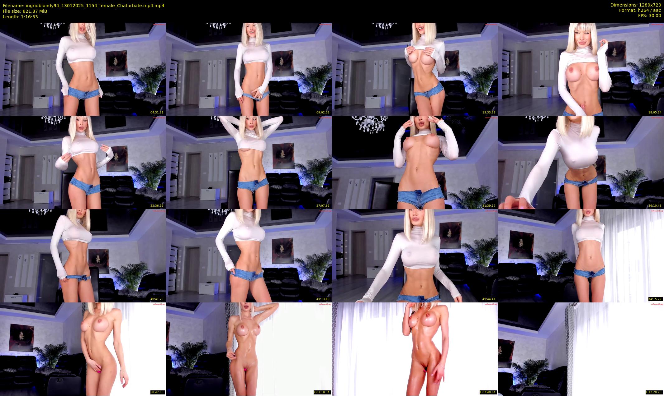 ingridblondy94 — 77 minute Chaturbate female cam show recording, 720p, Jan 13, 2025