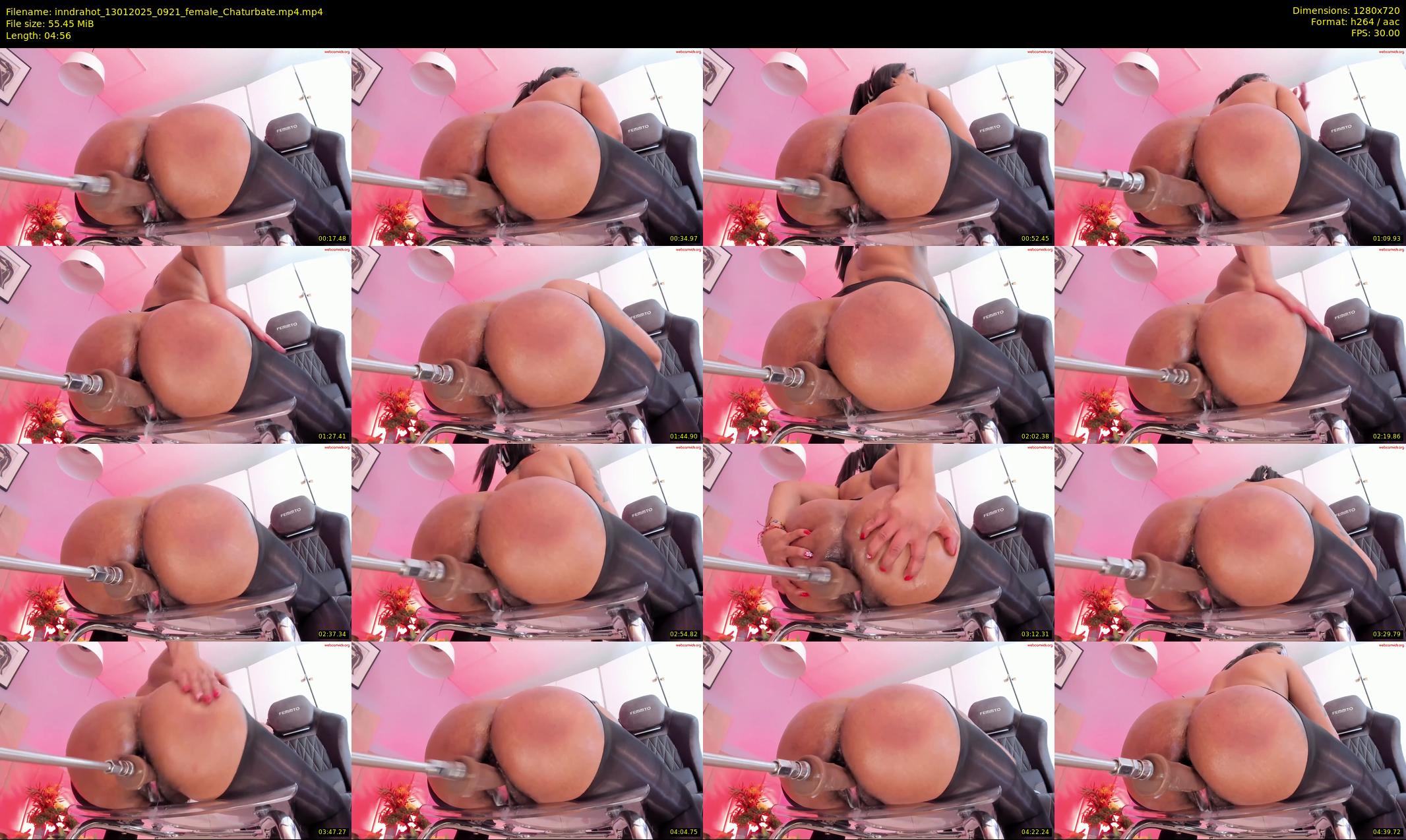 inndrahot — 5 minute Chaturbate female cam show recording, 720p, Jan 13, 2025