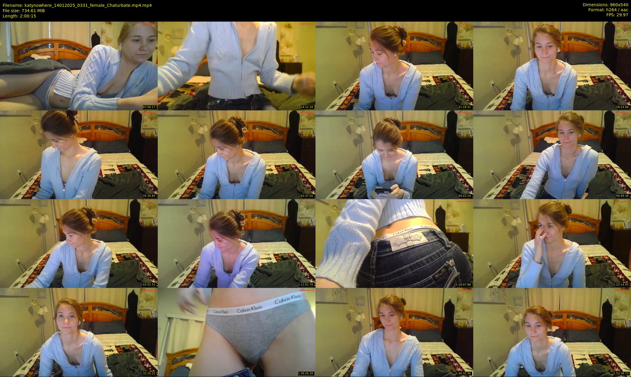katynowhere — 121 minute Chaturbate female cam show recording, 480p, Jan 14, 2025