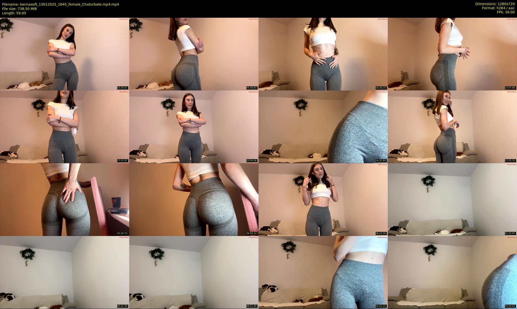 kennasoft — 60 minute Chaturbate female cam show recording, 720p, Jan 13, 2025