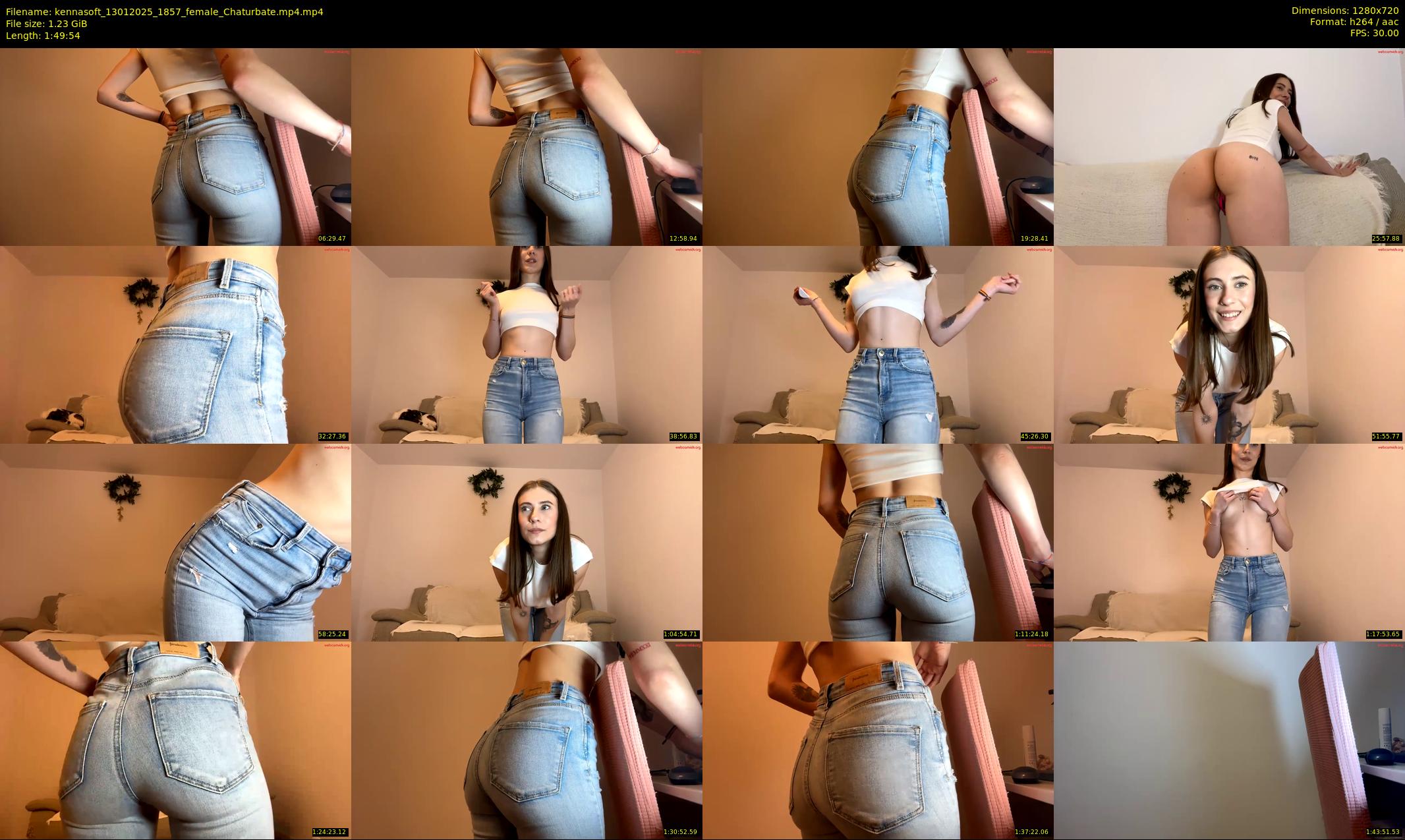 kennasoft — 110 minute Chaturbate female cam show recording, 720p, Jan 13, 2025