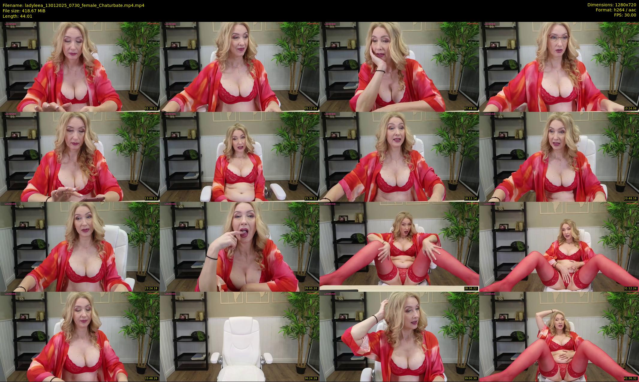 ladyleea — 45 minute Chaturbate female cam show recording, 720p, Jan 13, 2025