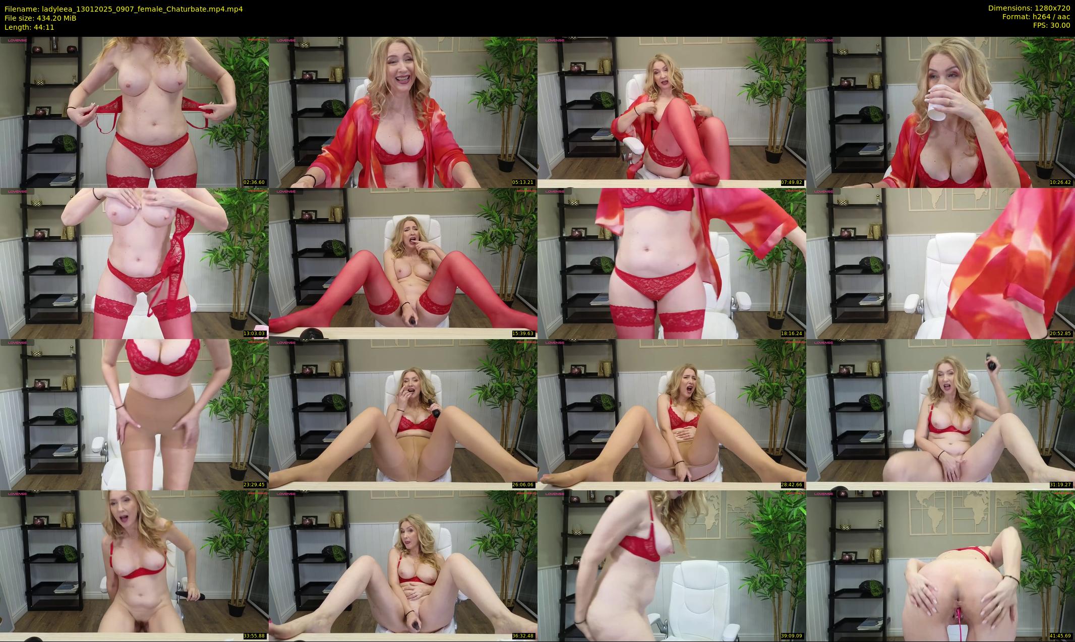 ladyleea — 45 minute Chaturbate female cam show recording, 720p, Jan 13, 2025