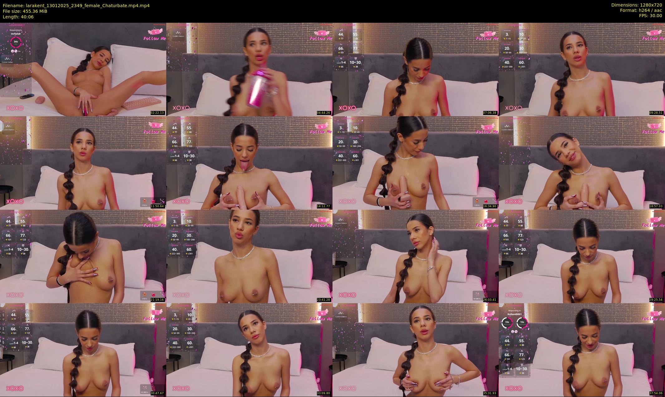 larakent — 41 minute Chaturbate female cam show recording, 720p, Jan 13, 2025