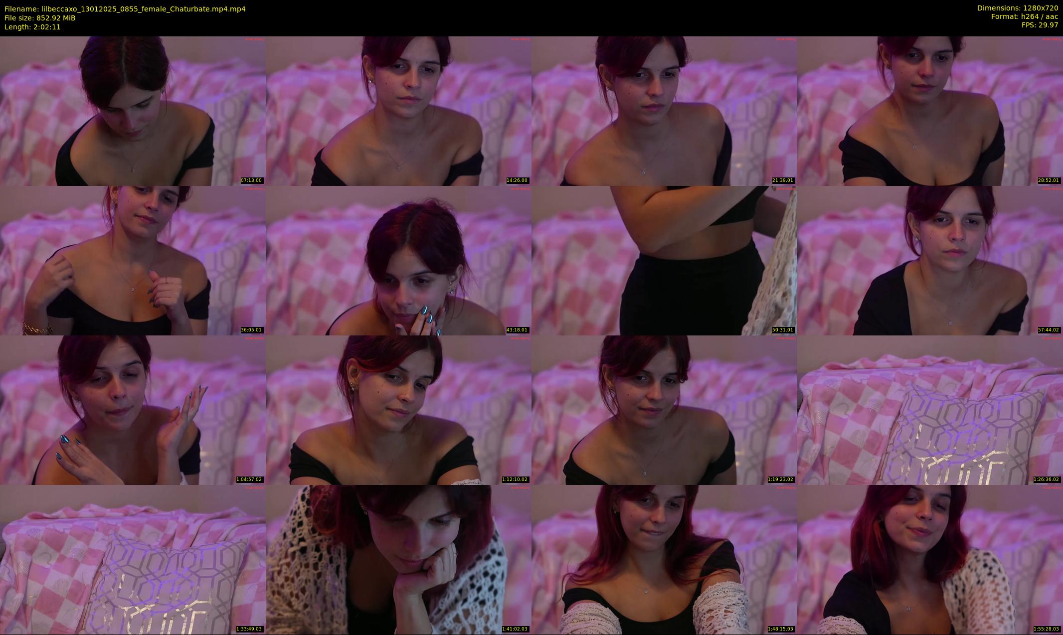 lilbeccaxo — 123 minute Chaturbate female cam show recording, 720p, Jan 13, 2025