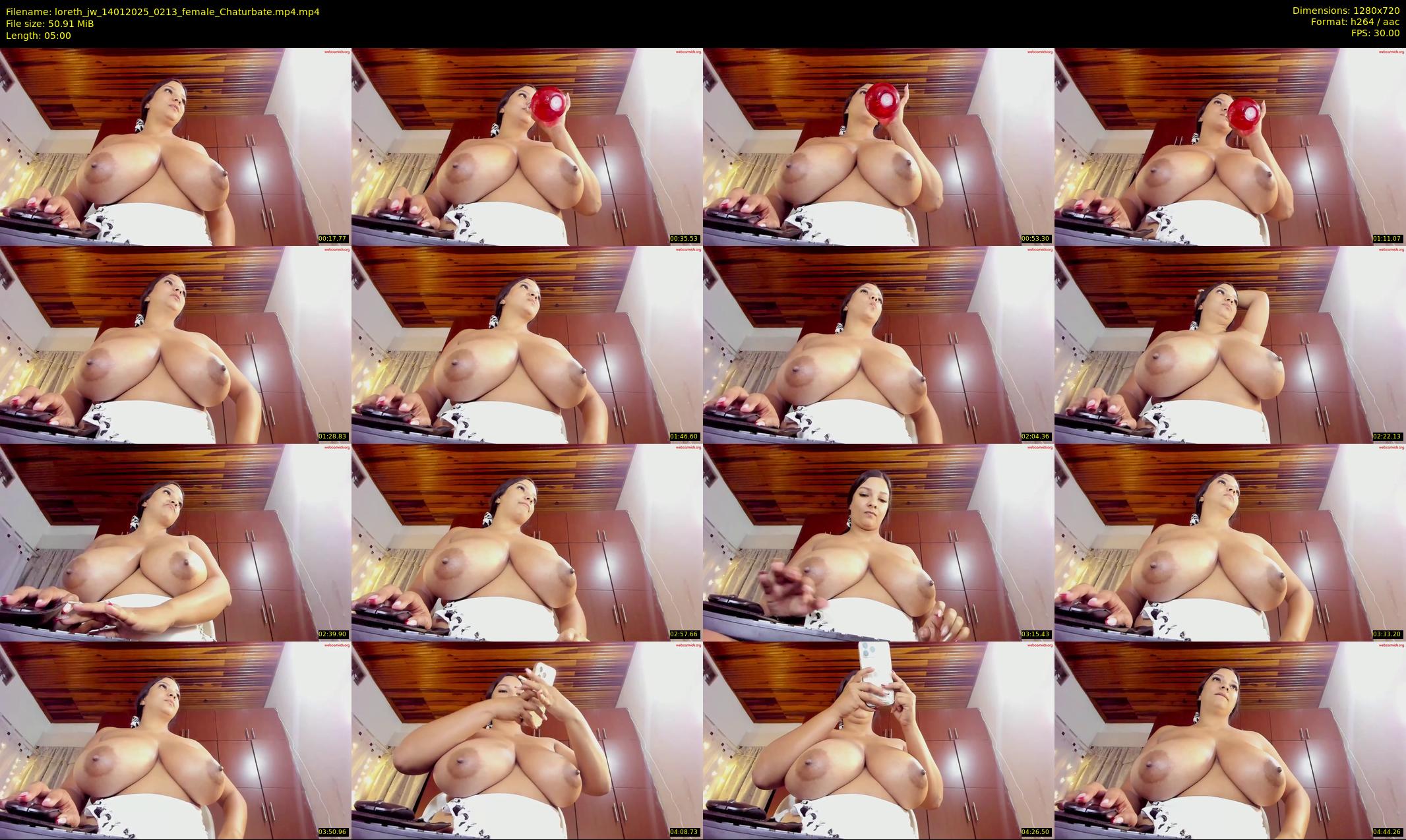 loreth_jw — 5 minute Chaturbate female cam show recording, 720p, Jan 14, 2025