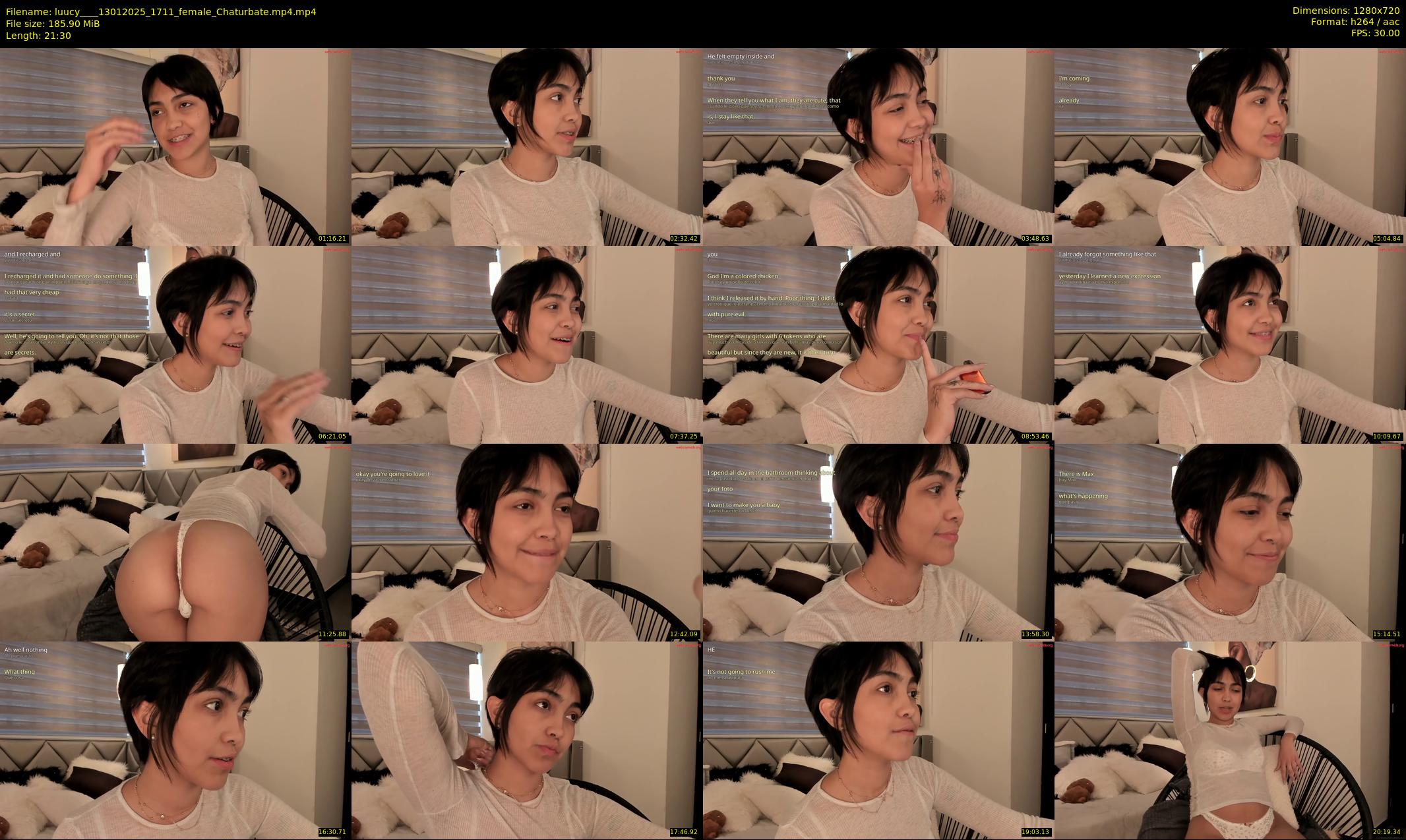 luucy___ — 22 minute Chaturbate female cam show recording, 720p, Jan 13, 2025