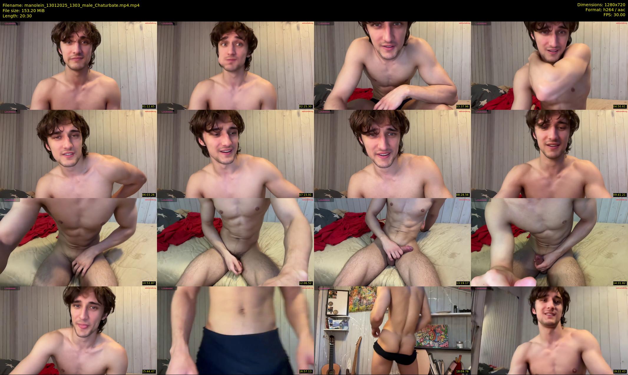 manolein — 21 minute Chaturbate male cam show recording, 720p, Jan 13, 2025