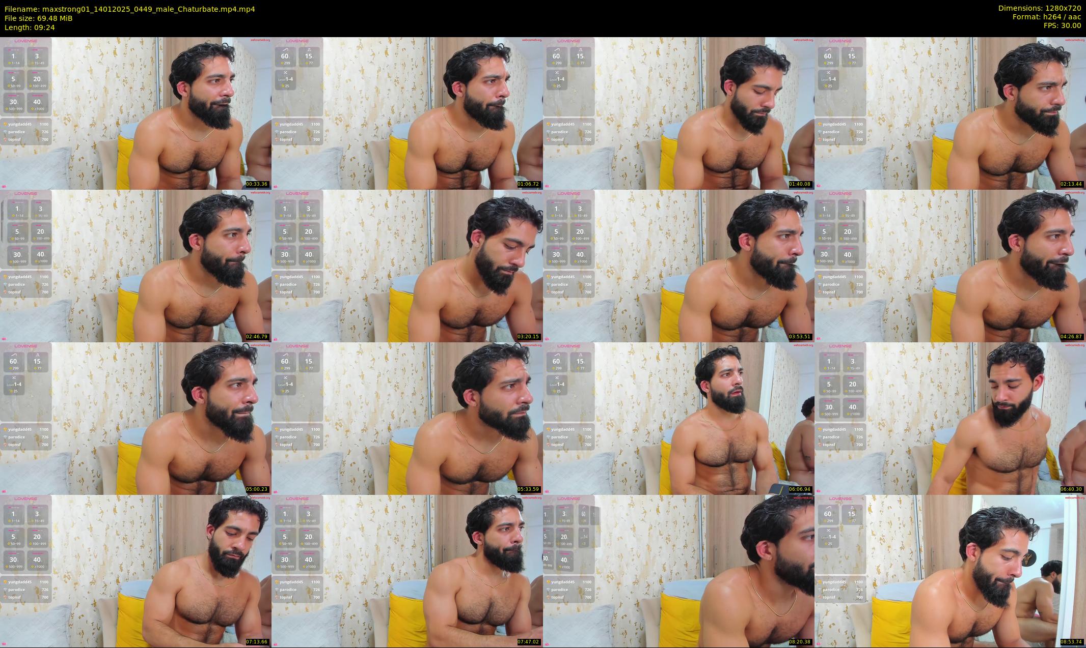maxstrong01 — 10 minute Chaturbate male cam show recording, 720p, Jan 14, 2025