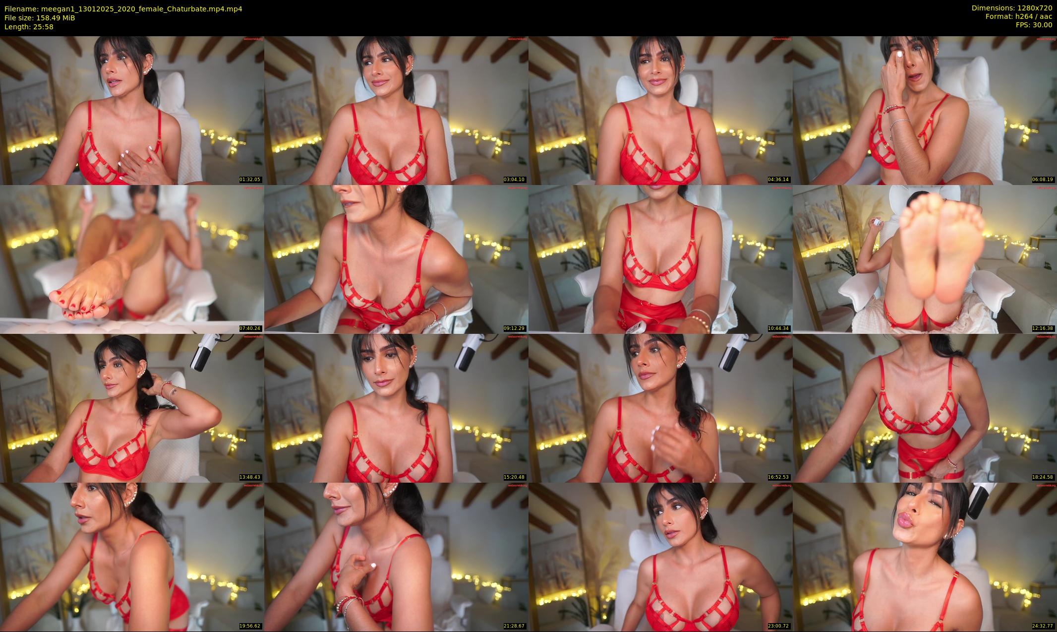 meegan1 — 26 minute Chaturbate female cam show recording, 720p, Jan 13, 2025