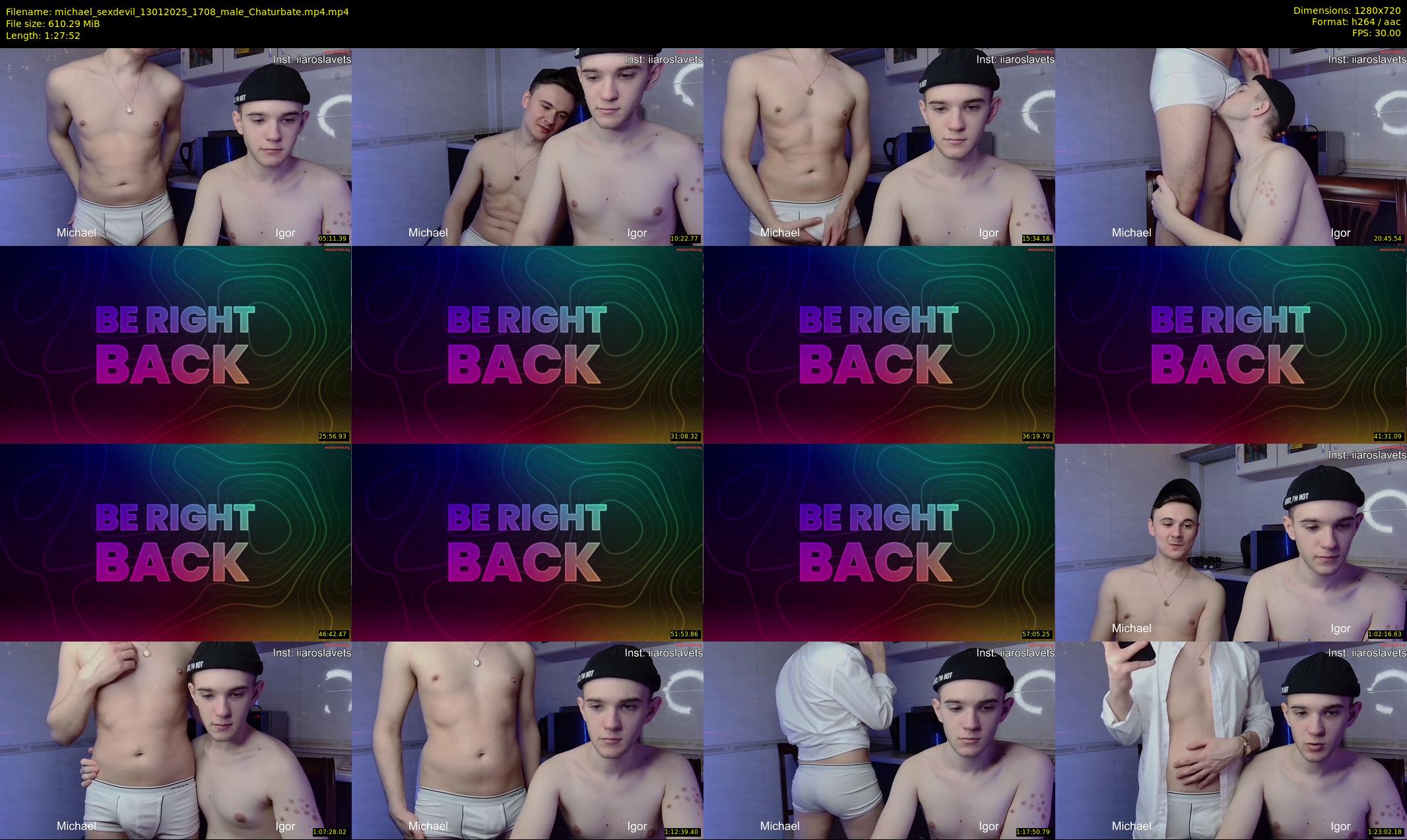 michael_sexdevil — 88 minute Chaturbate male cam show recording, 720p, Jan 13, 2025