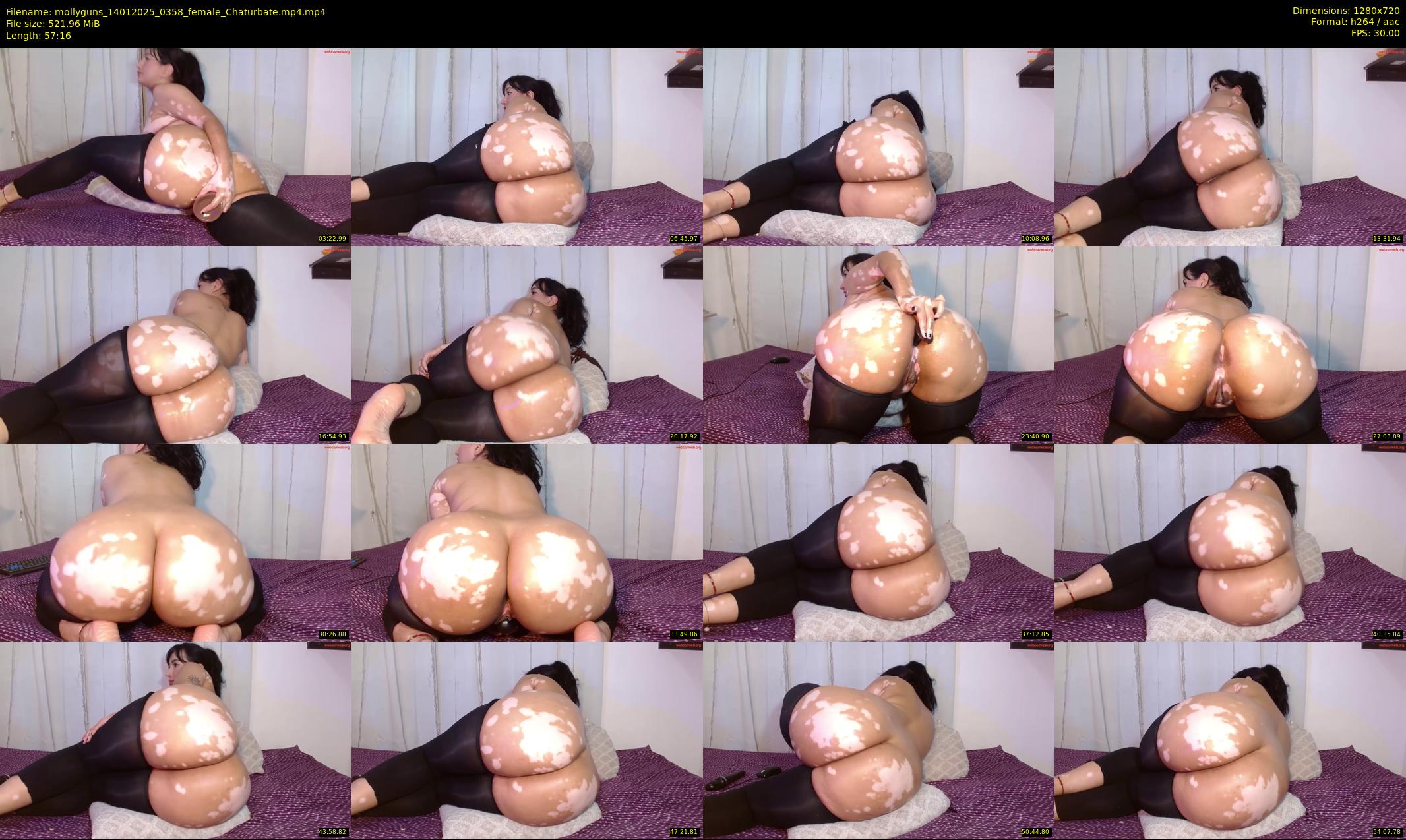 mollyguns — 58 minute Chaturbate female cam show recording, 720p, Jan 14, 2025