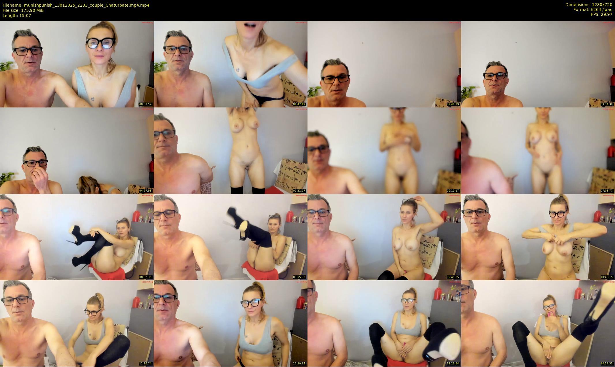 munishpunish — 16 minute Chaturbate couple cam show recording, 720p, Jan 13, 2025