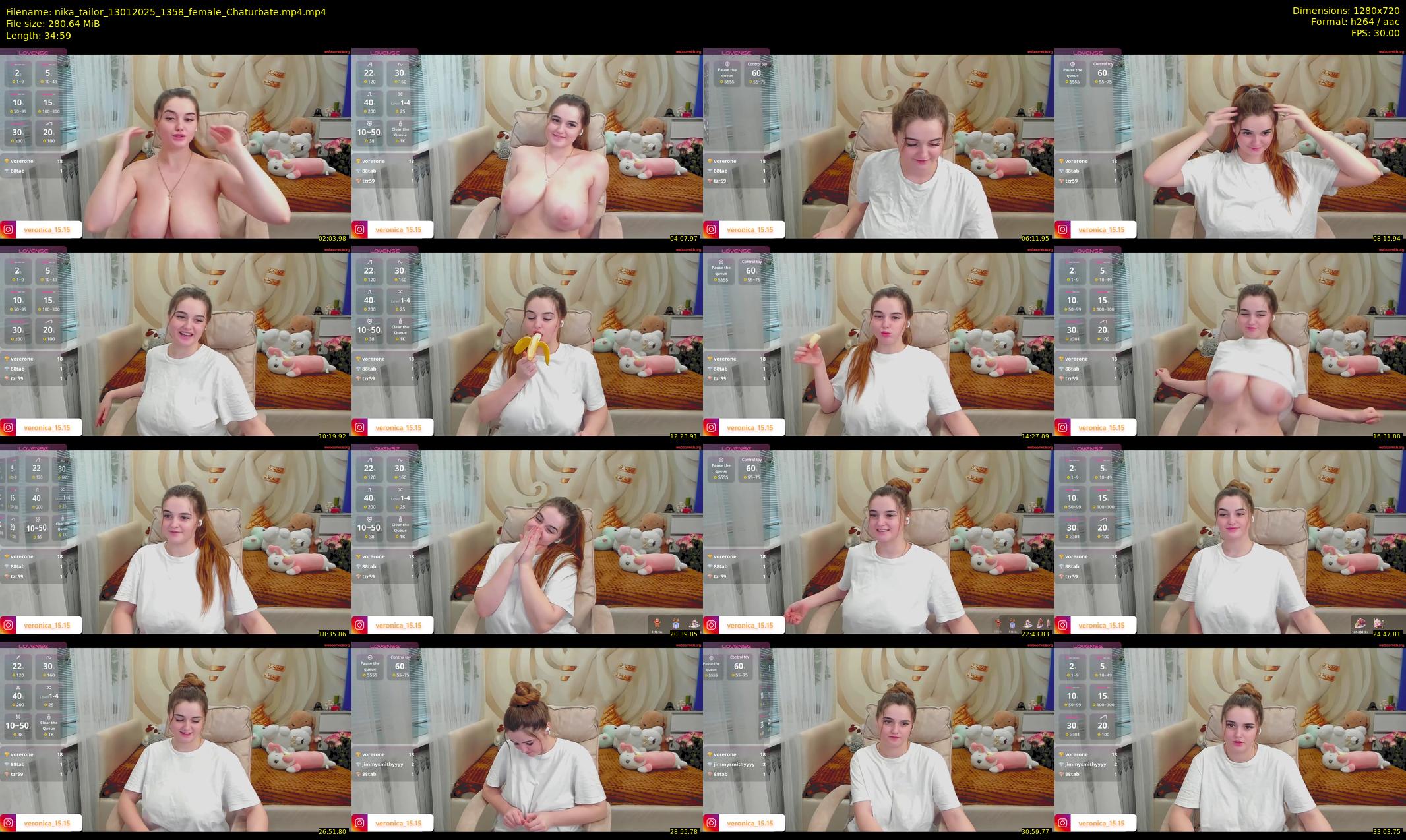 nika_tailor — 35 minute Chaturbate female cam show recording, 720p, Jan 13, 2025