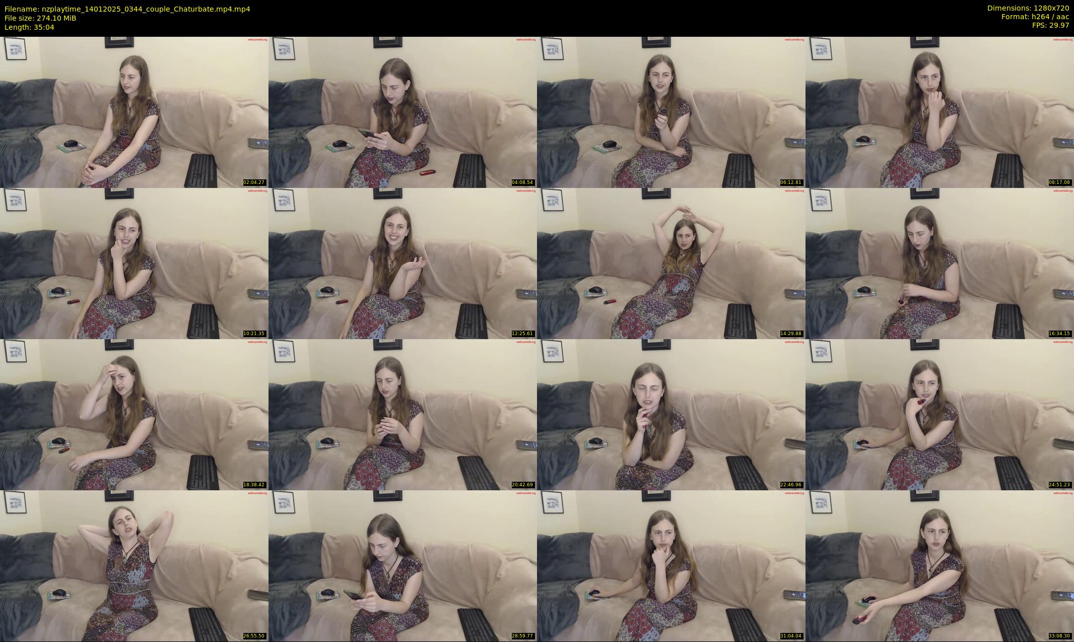 nzplaytime — 36 minute Chaturbate couple cam show recording, 720p, Jan 14, 2025