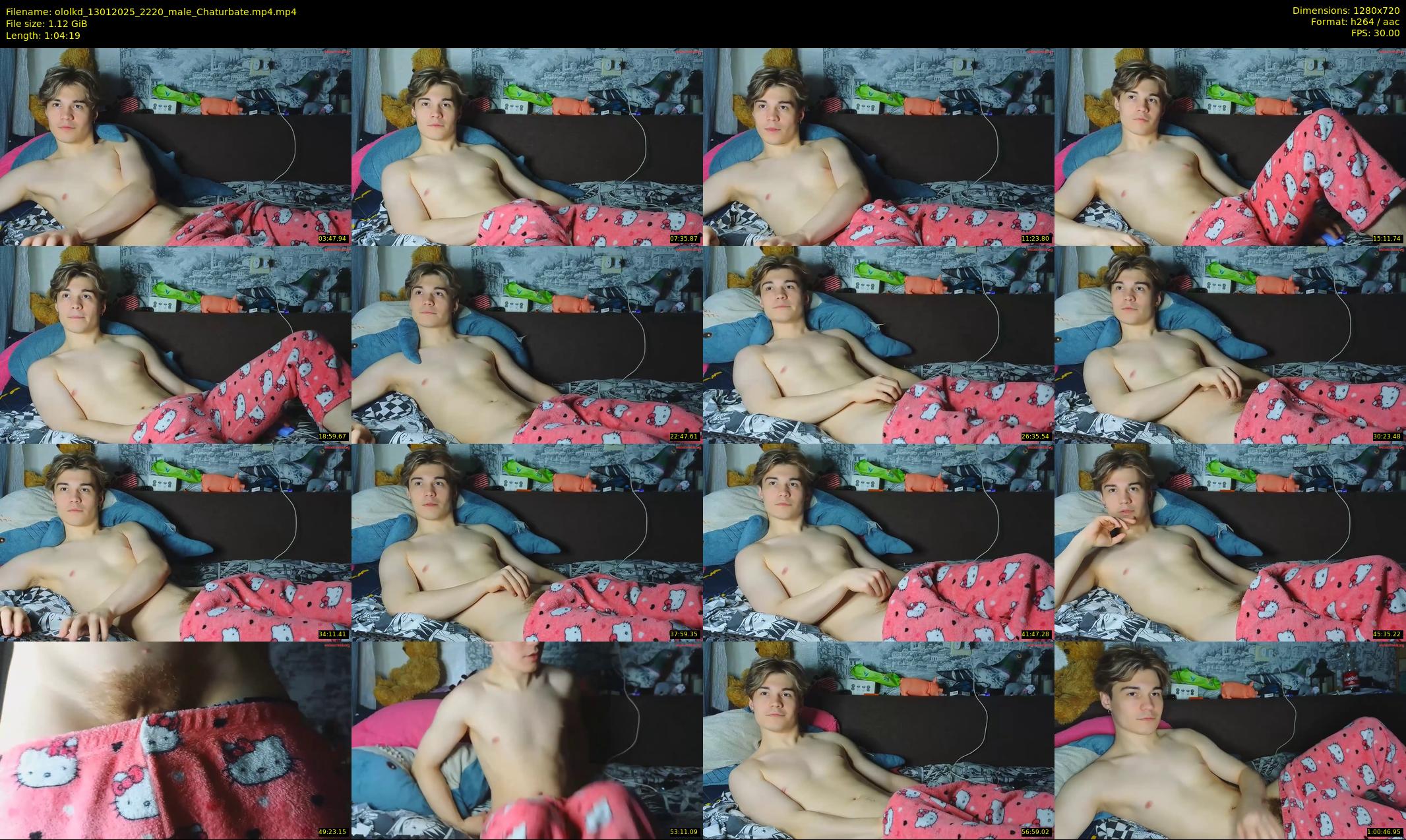 ololkd — 65 minute Chaturbate male cam show recording, 720p, Jan 13, 2025