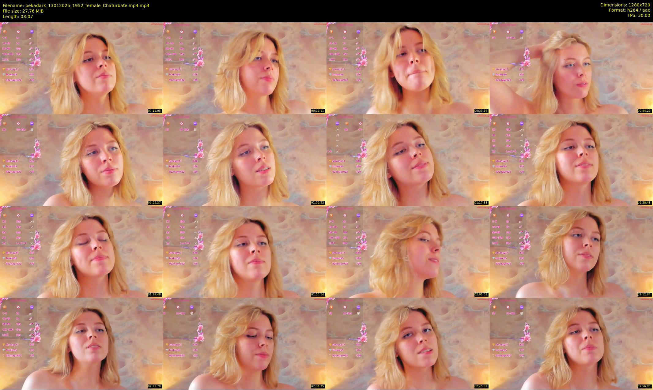 pekadark — 4 minute Chaturbate female cam show recording, 720p, Jan 13, 2025
