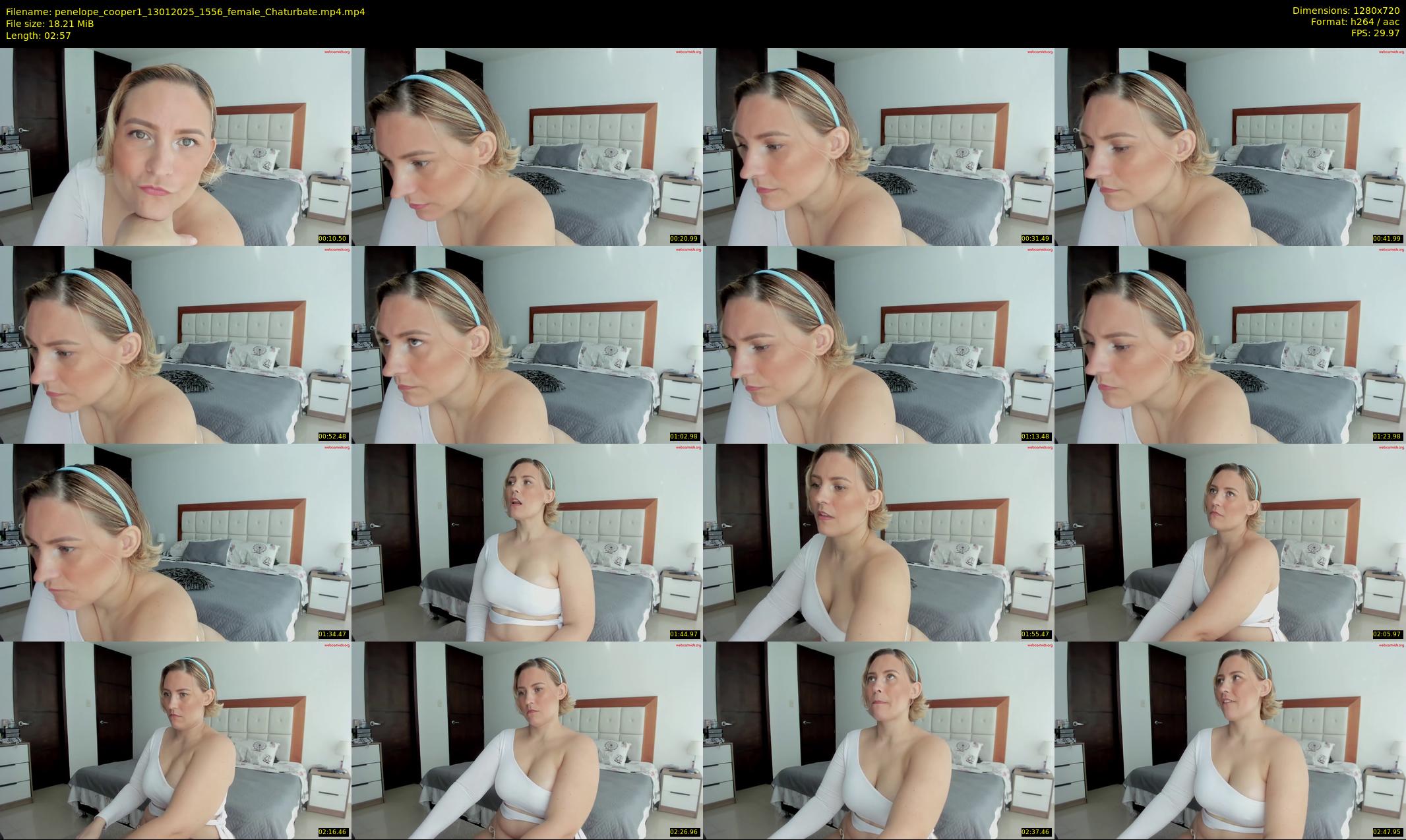 penelope_cooper1 — 3 minute Chaturbate female cam show recording, 720p, Jan 13, 2025