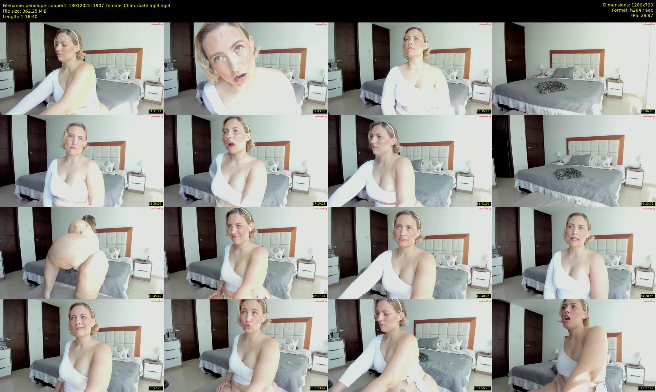 penelope_cooper1 — 77 minute Chaturbate female cam show recording, 720p, Jan 13, 2025